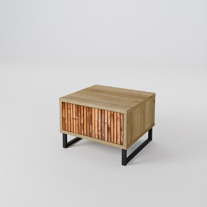 NATURAL WOOD Nightstand