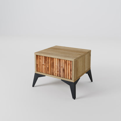 NATURAL WOOD Nightstand