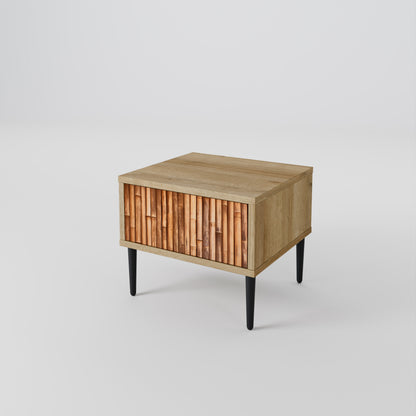 NATURAL WOOD Nightstand