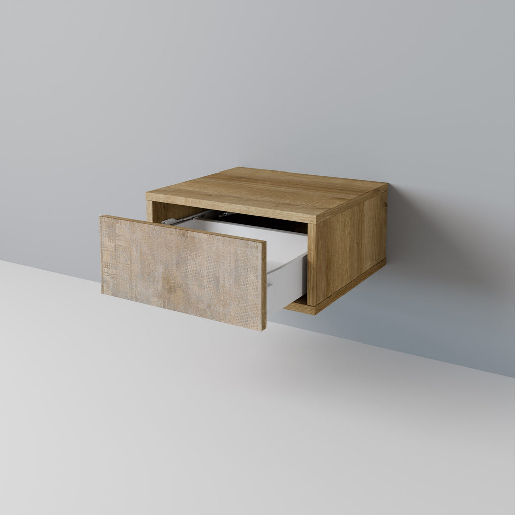 ERREUR D'ÉCRAN Table de chevet effet chêne