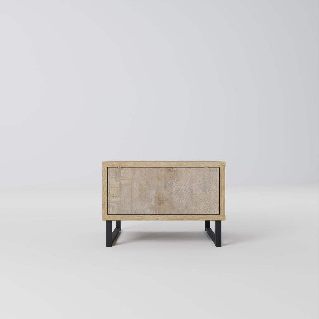 ERREUR D'ÉCRAN Table de chevet effet chêne