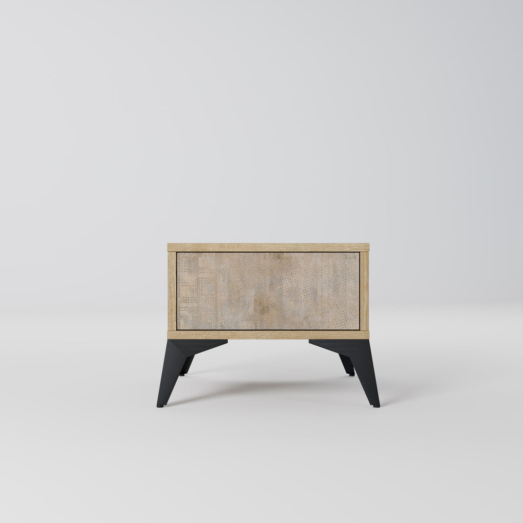 ERREUR D'ÉCRAN Table de chevet effet chêne