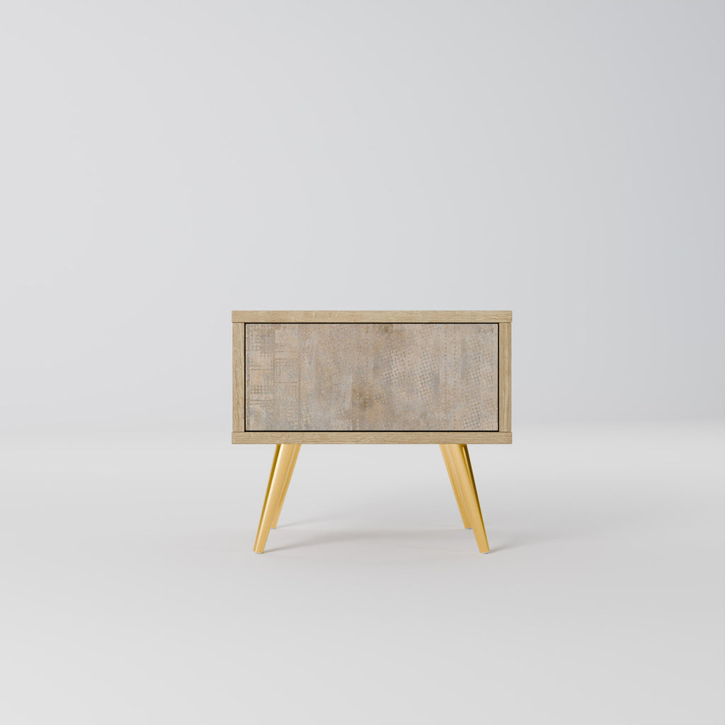 ERREUR D'ÉCRAN Table de chevet effet chêne