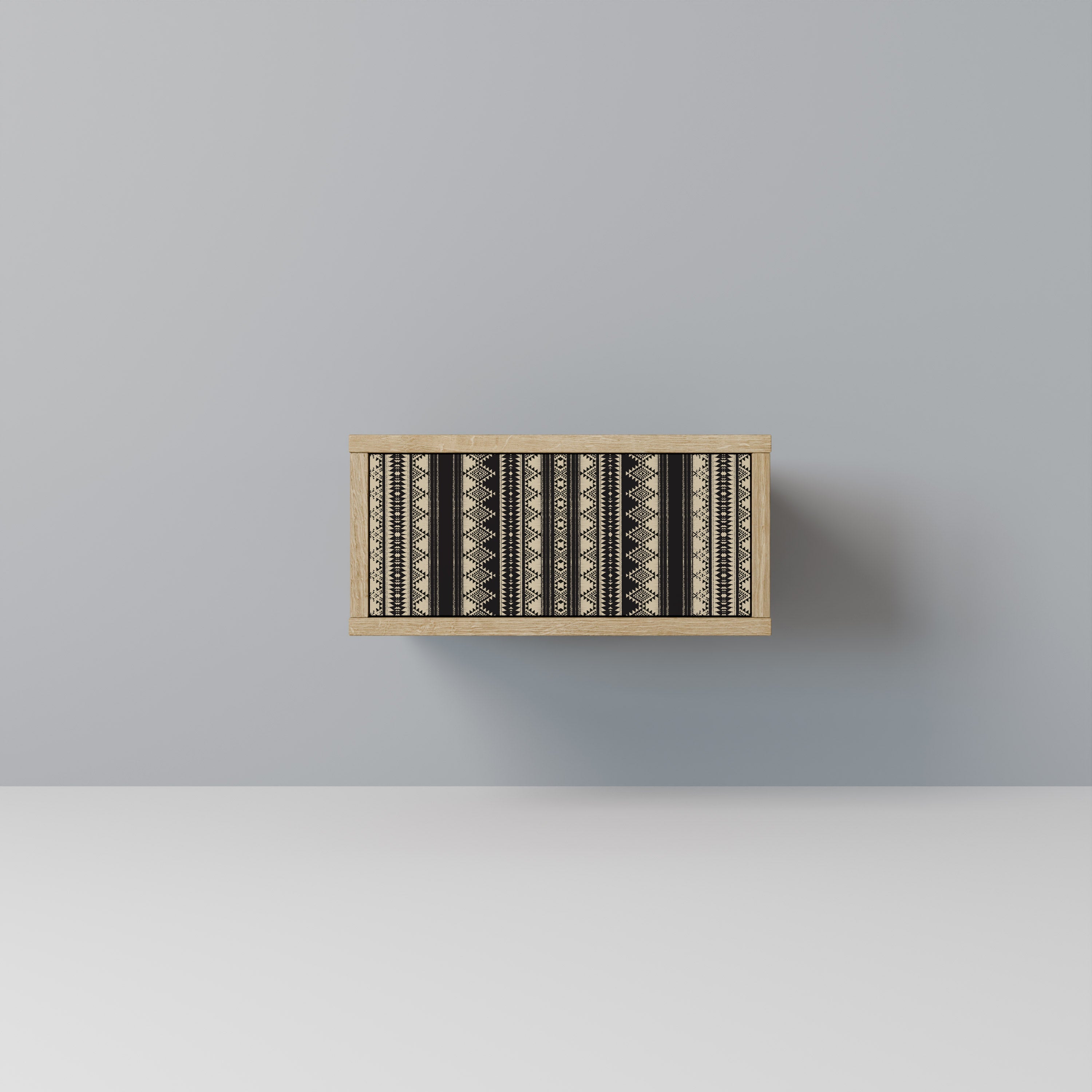 Table de chevet AZTEC effet chêne