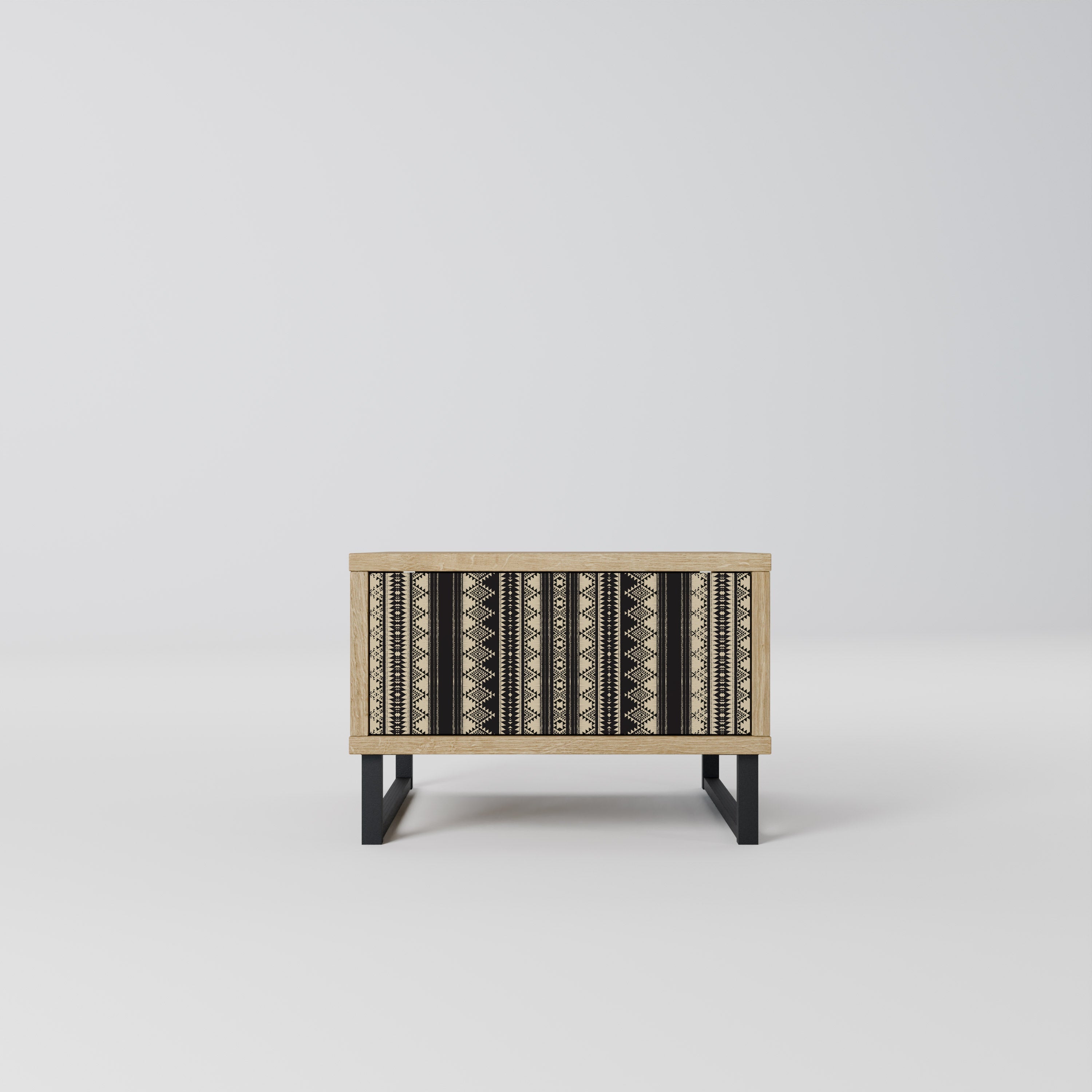 Table de chevet AZTEC effet chêne