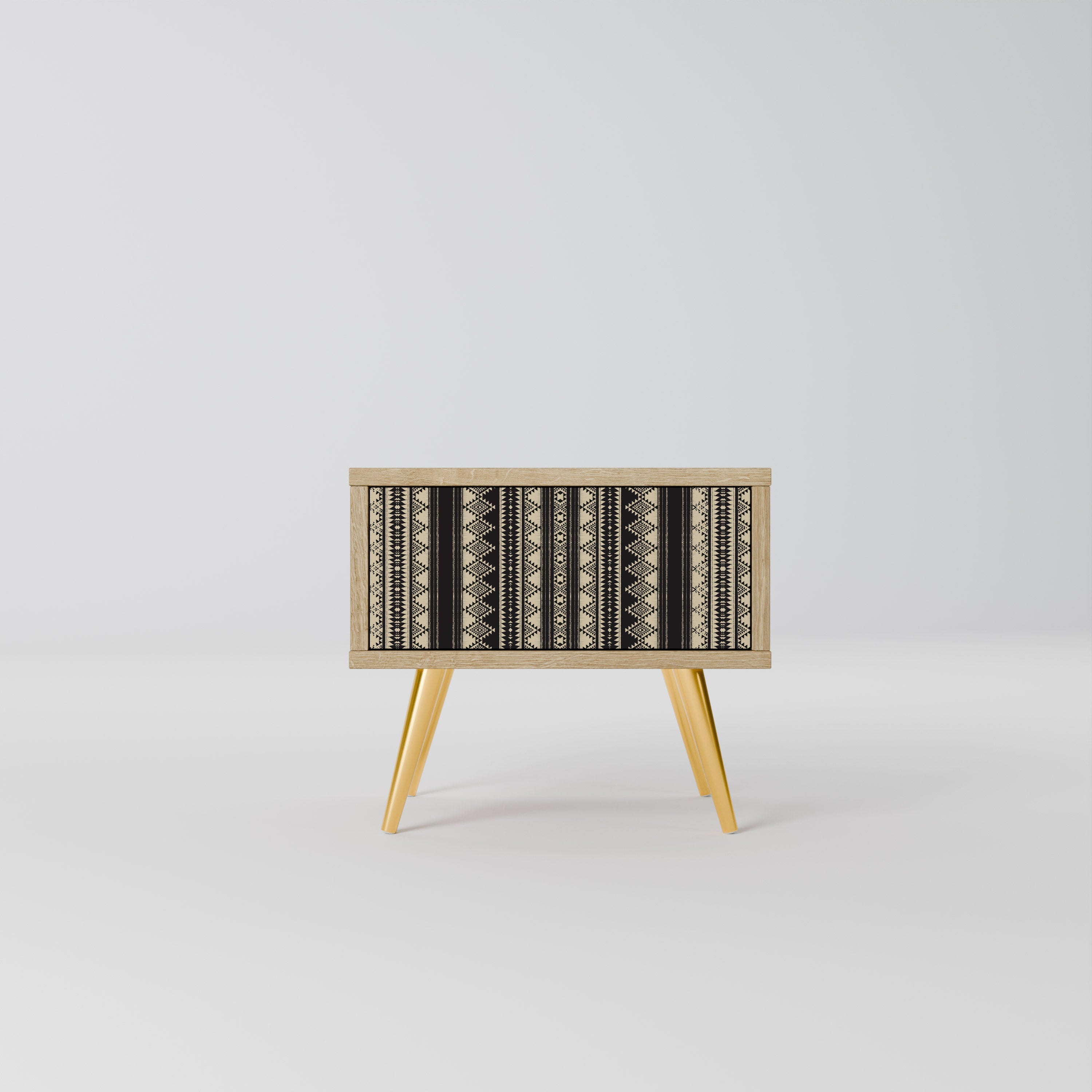 Table de chevet AZTEC effet chêne