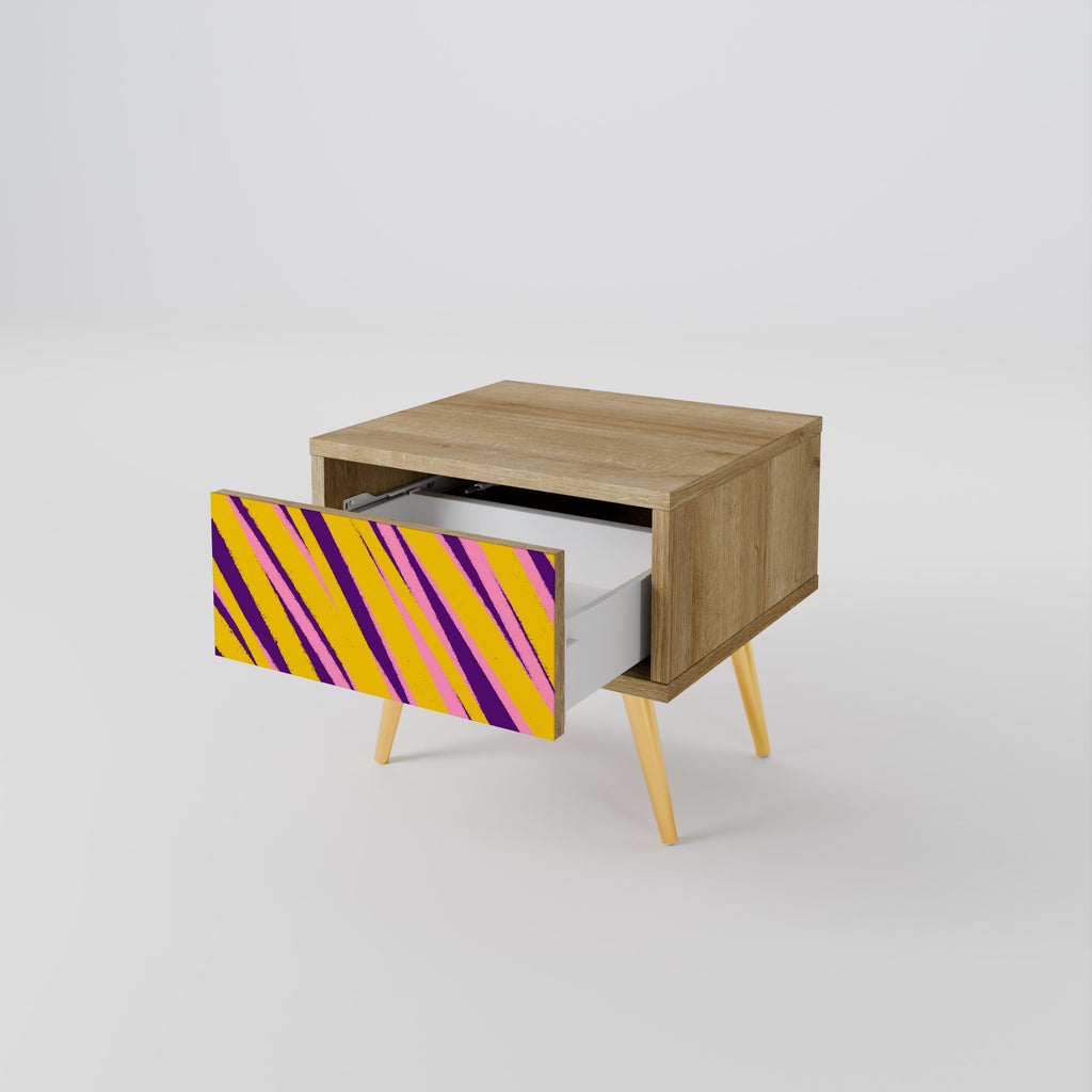 DREAMS COME TRUE Nightstand in Oak Effect