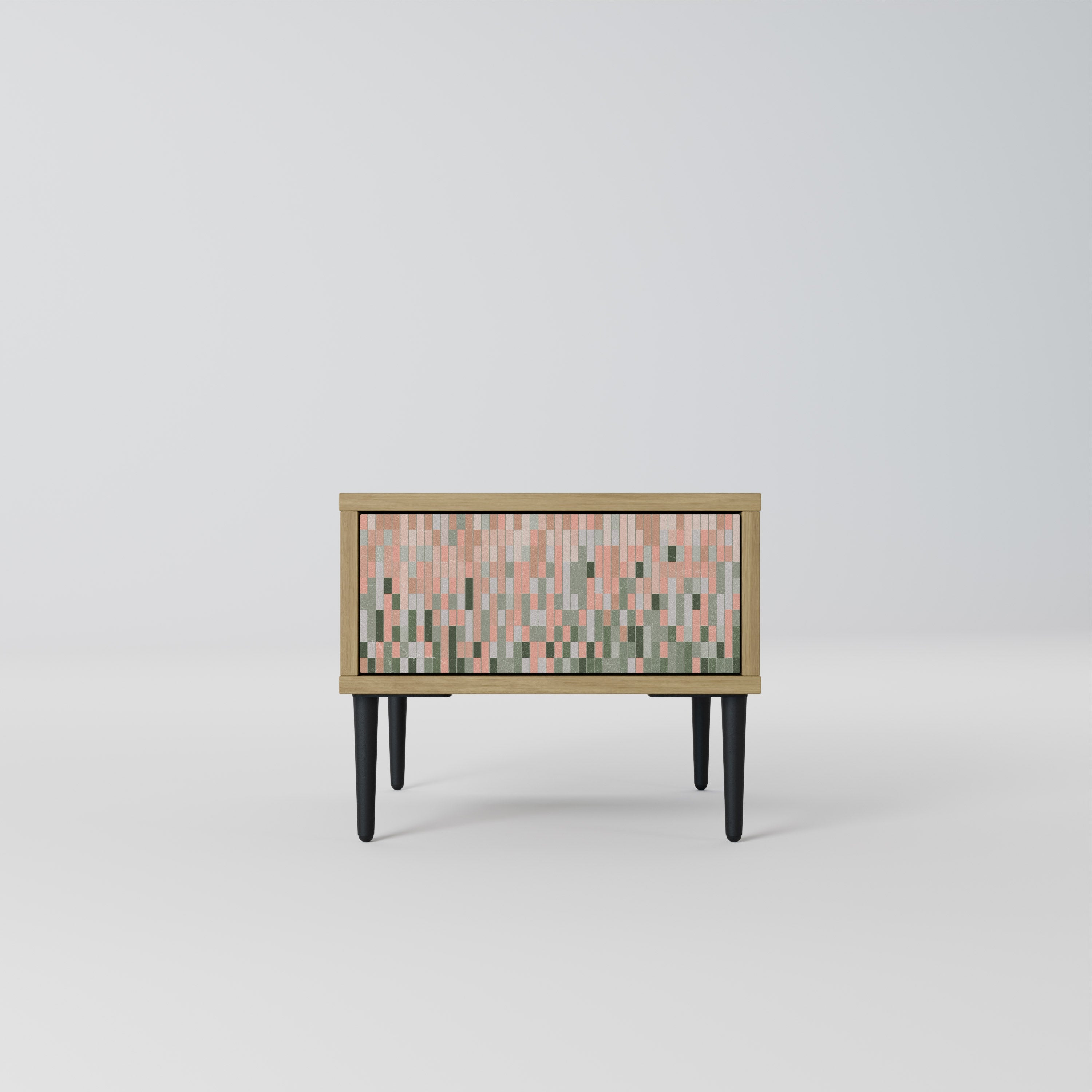 BUILDING THE FUTURE Nightstand in Oak Effect