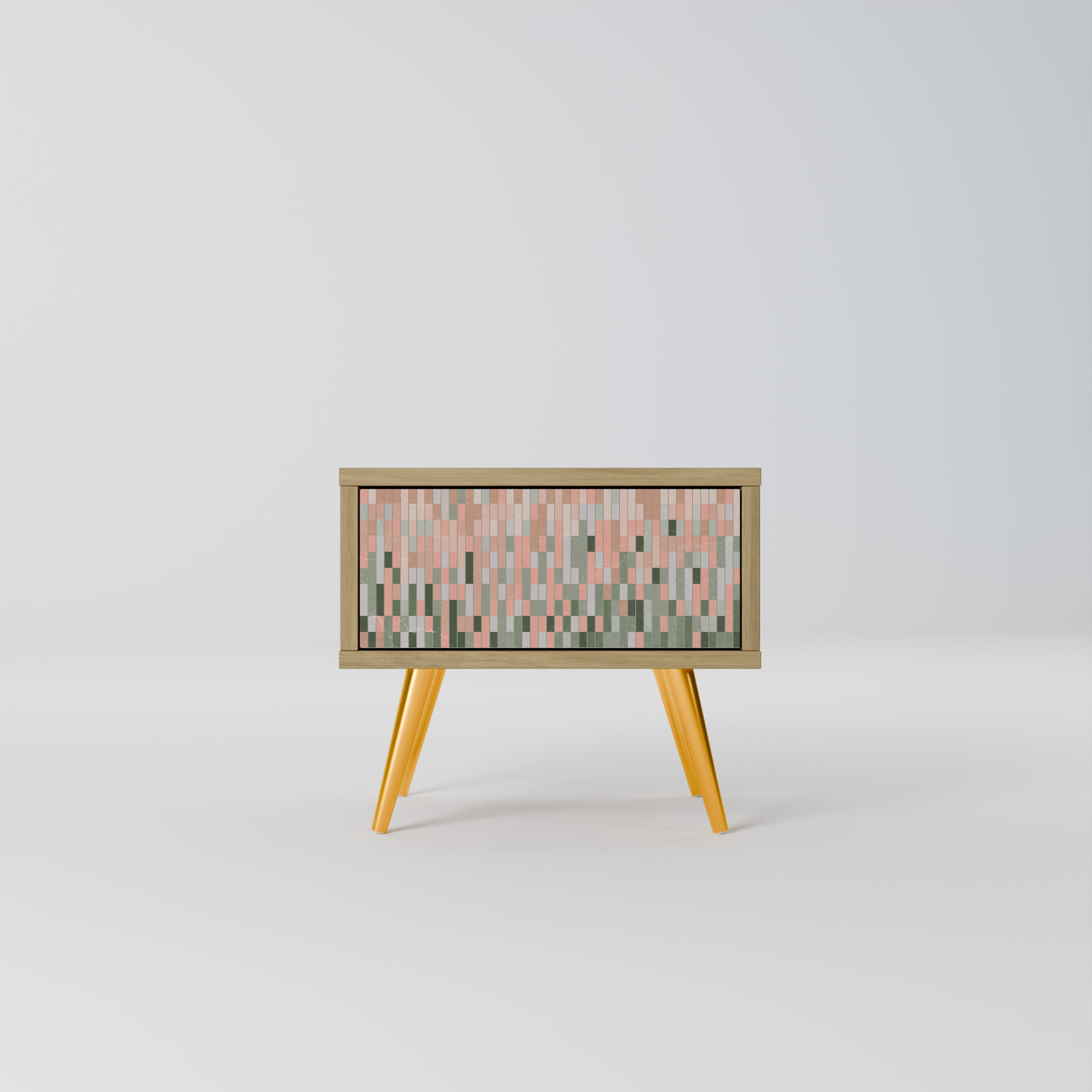 BUILDING THE FUTURE Nightstand in Oak Effect