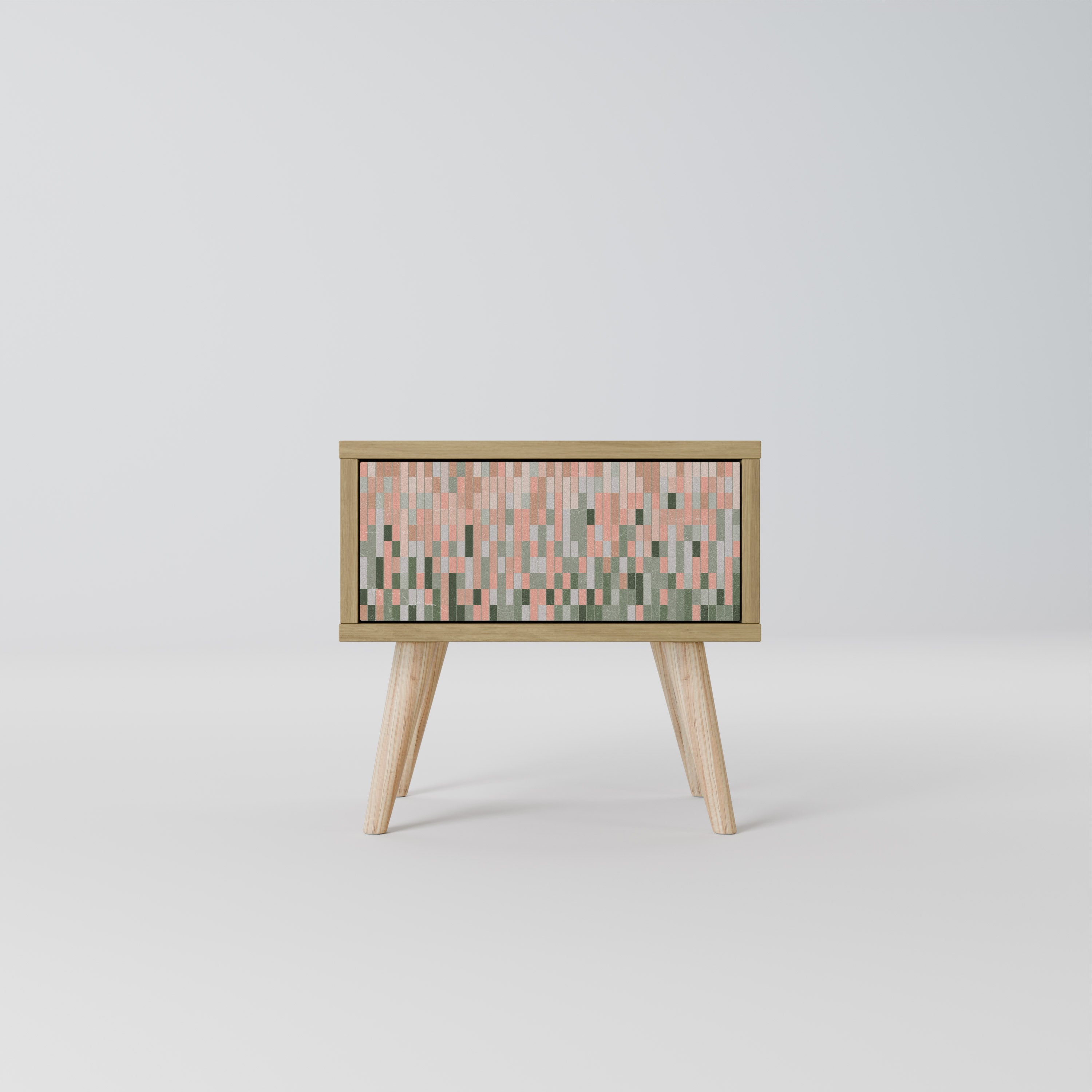 BUILDING THE FUTURE Nightstand in Oak Effect