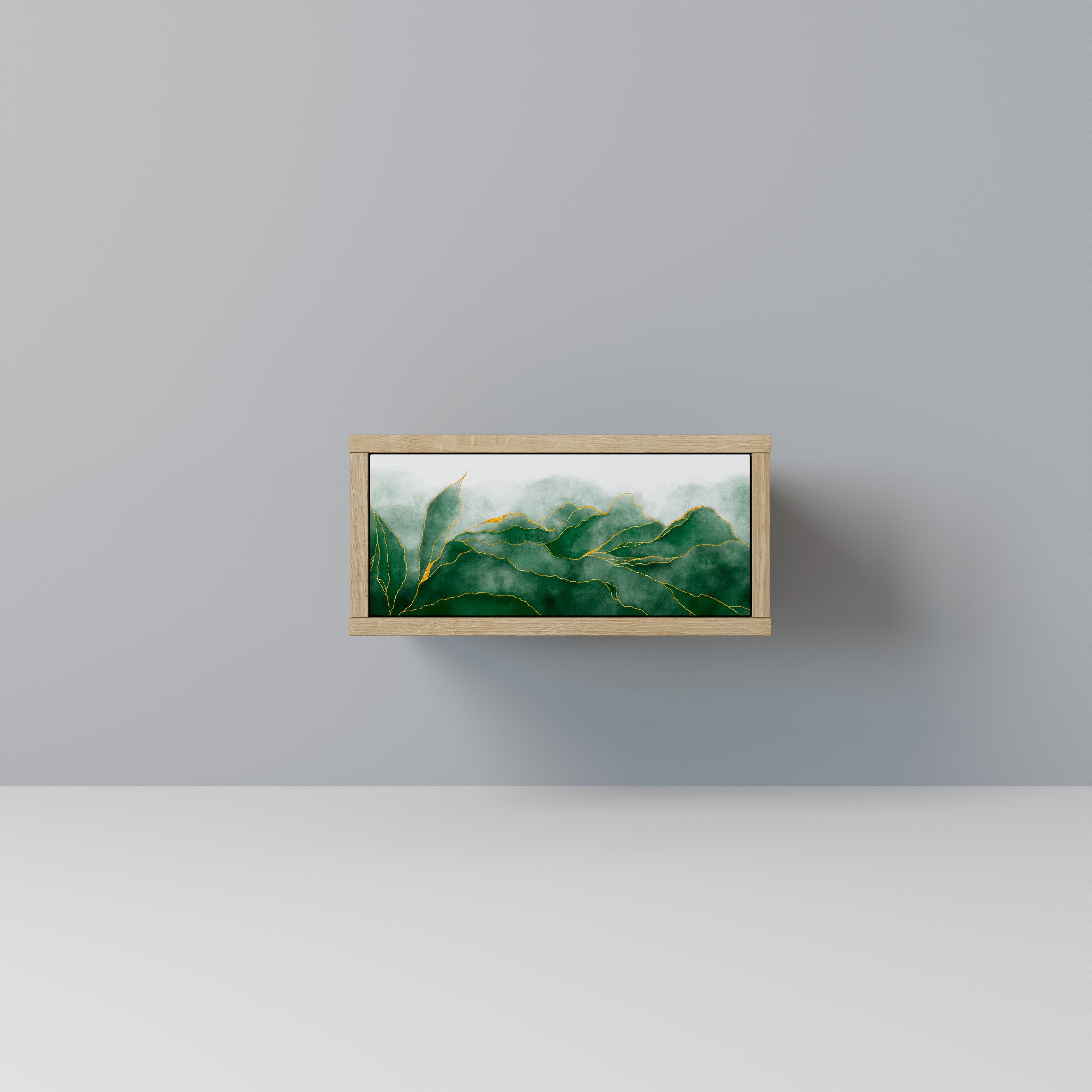 EXPENSIVE NATURE Nightstand in Oak Effect