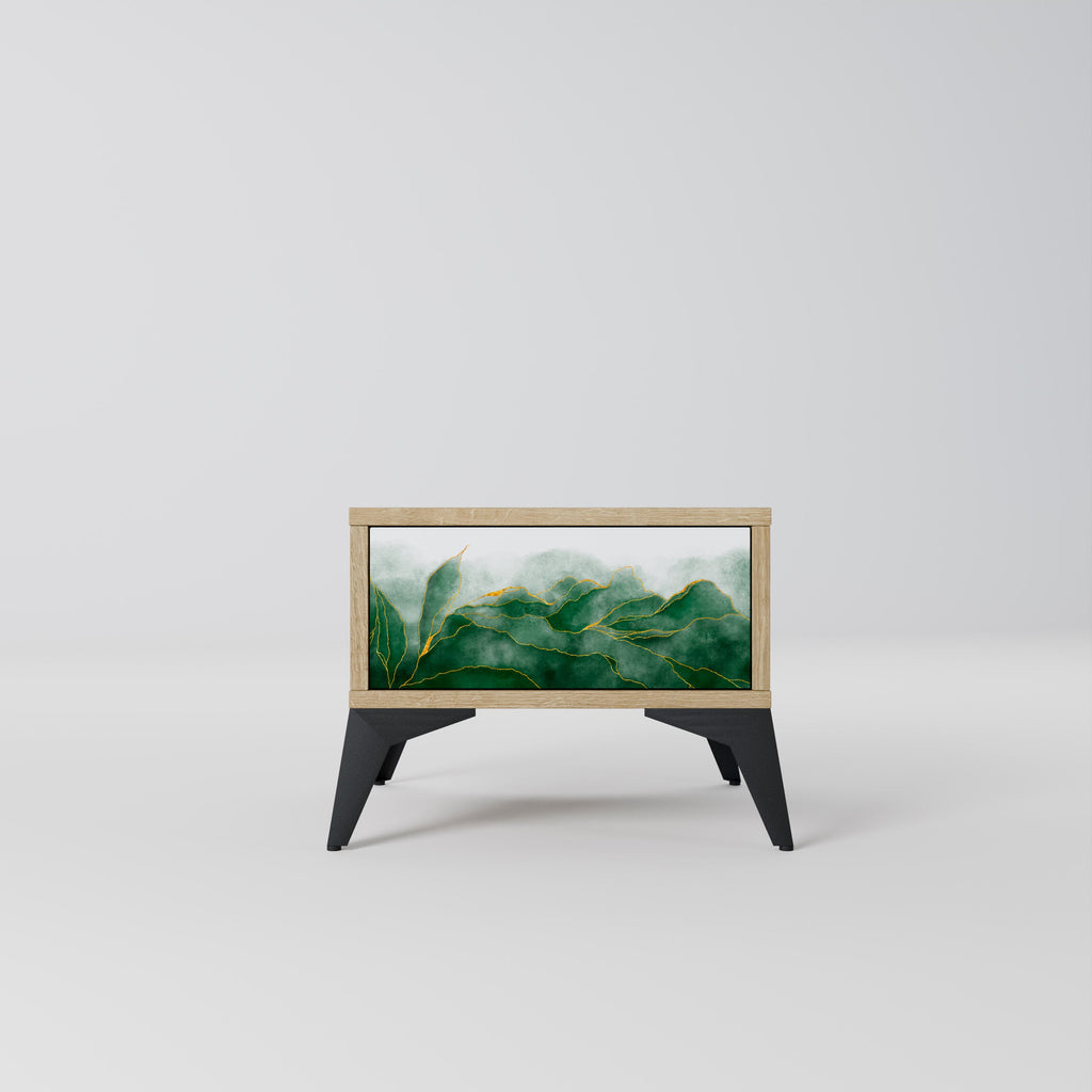 EXPENSIVE NATURE Nightstand in Oak Effect