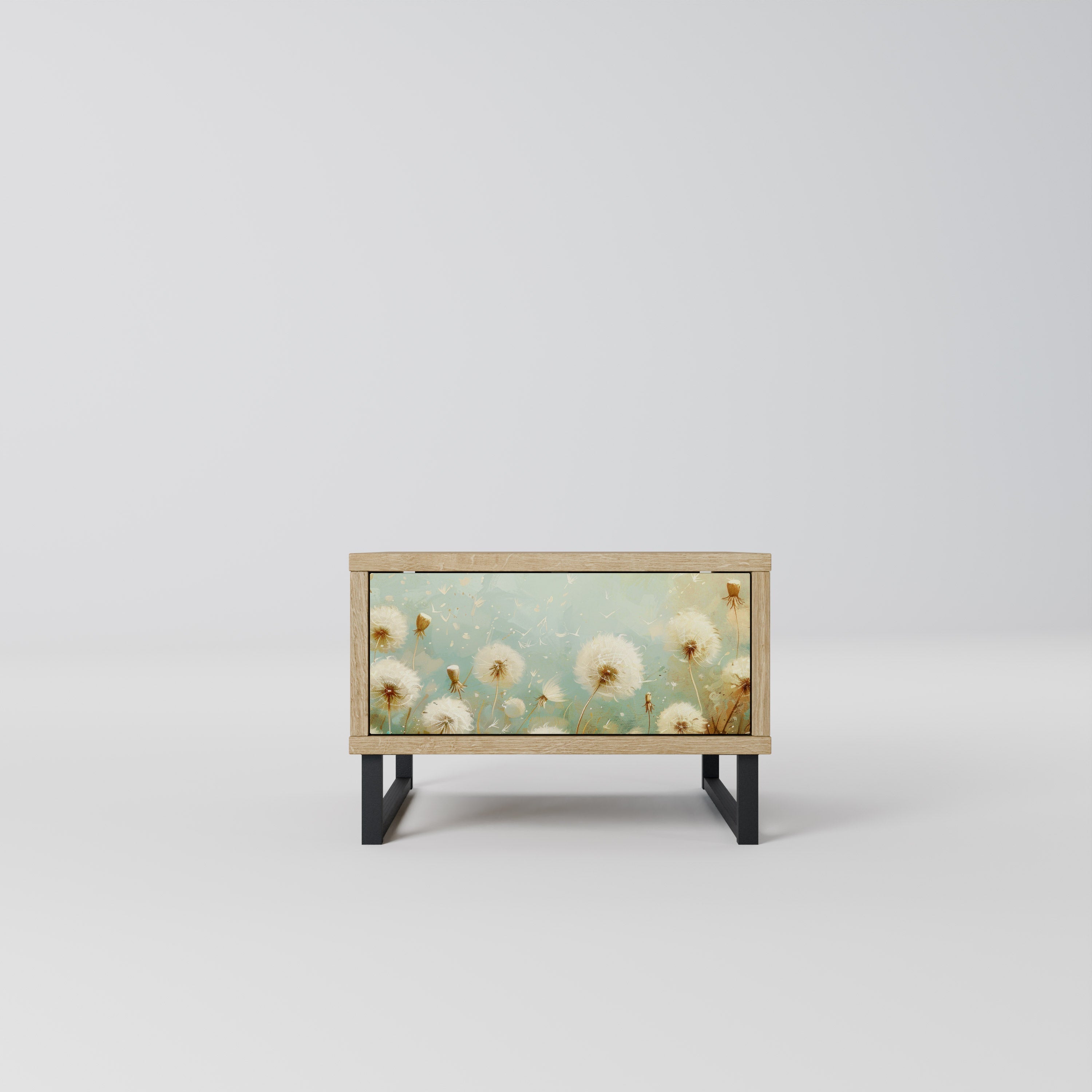 DREAMY MEADOW Nightstand in Oak Effect