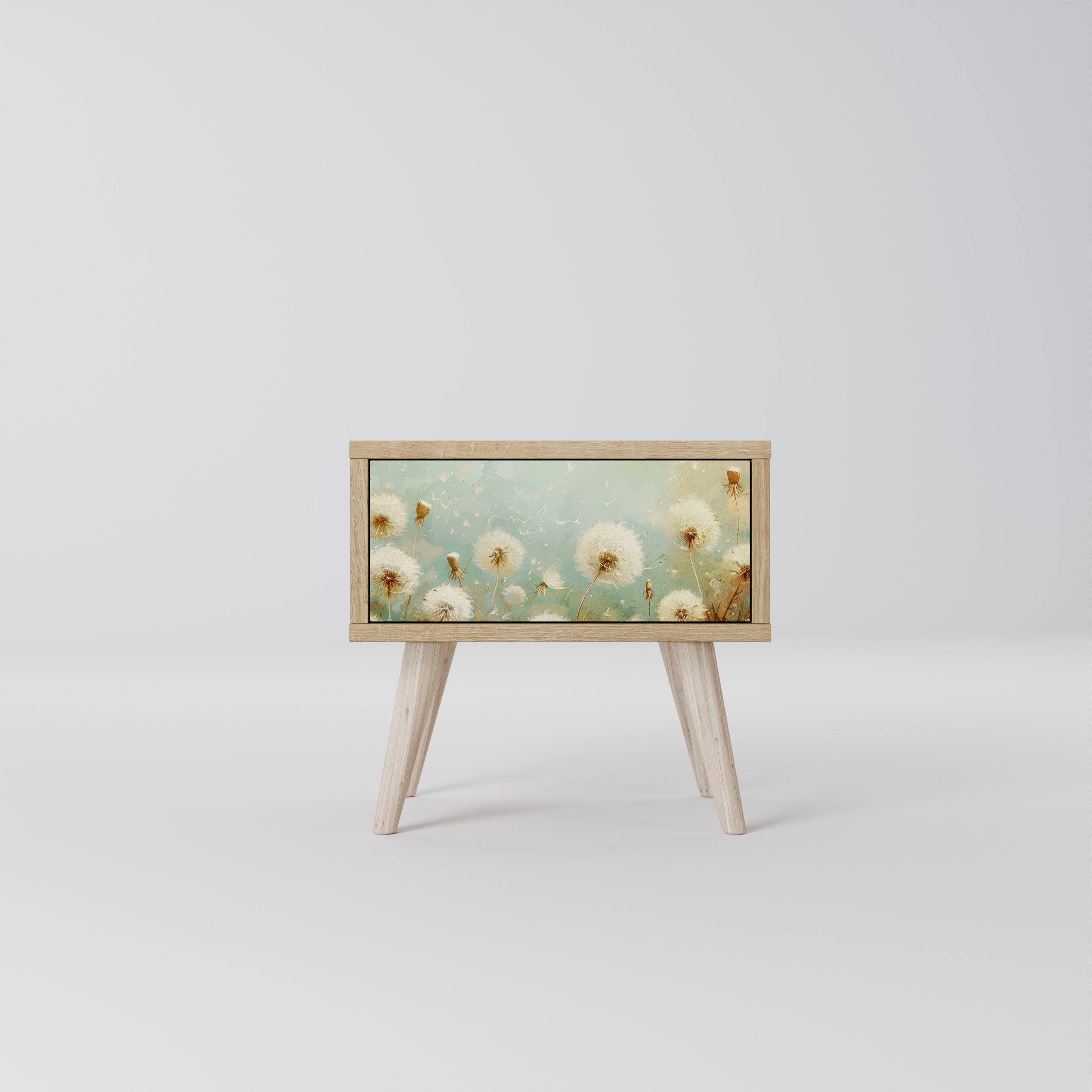 DREAMY MEADOW Nightstand in Oak Effect