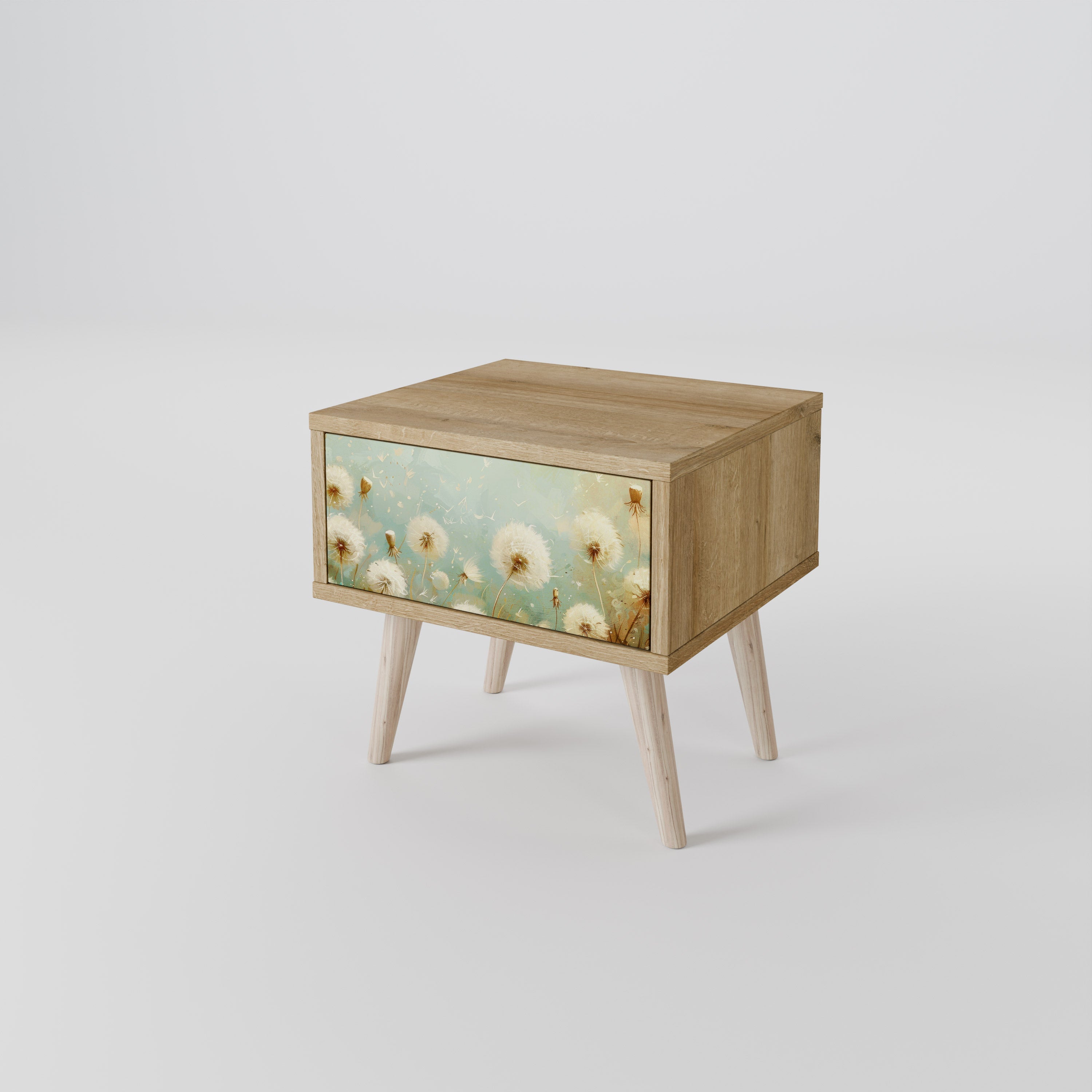 DREAMY MEADOW Nightstand in Oak Effect
