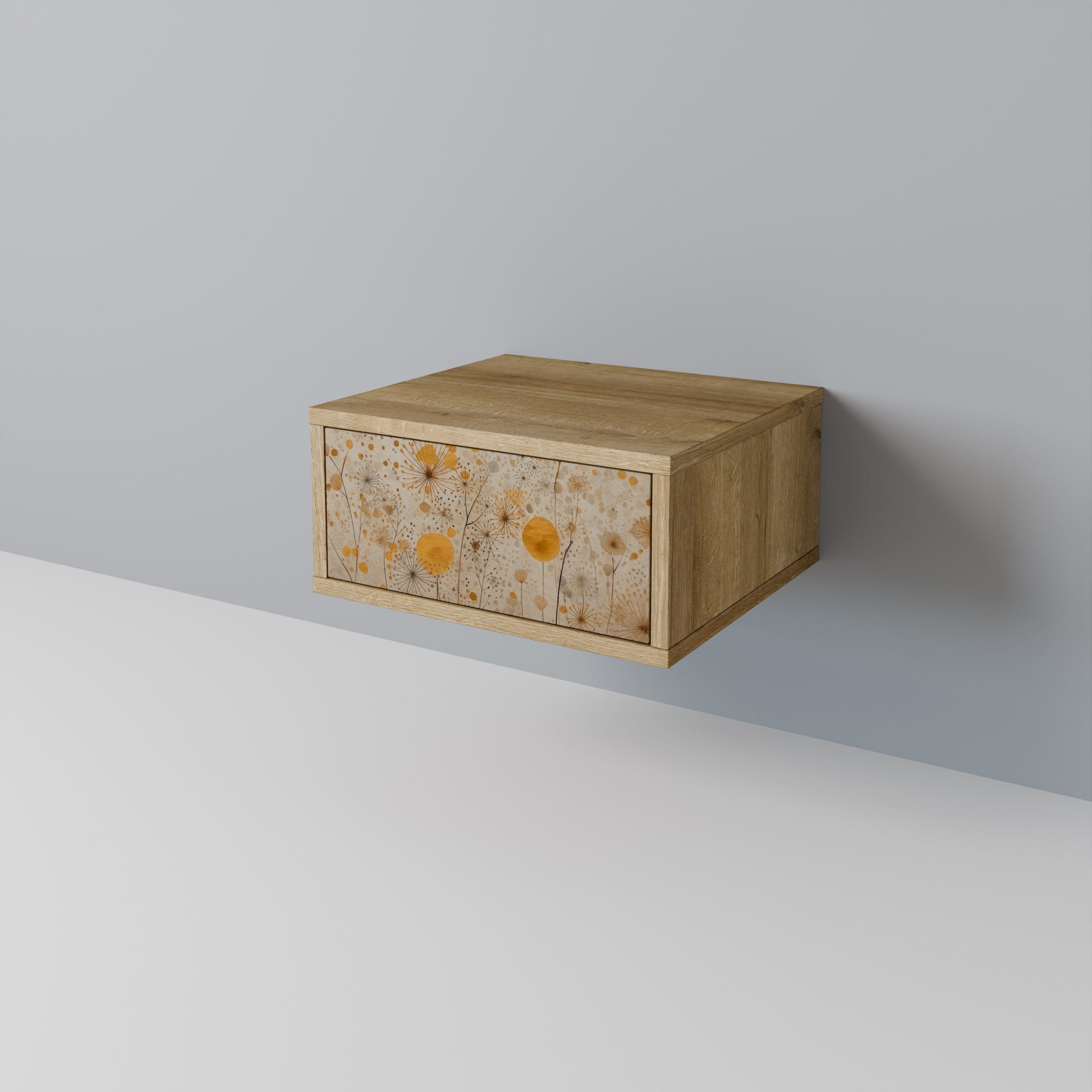 MORNING GLADE Nightstand in Oak Effect