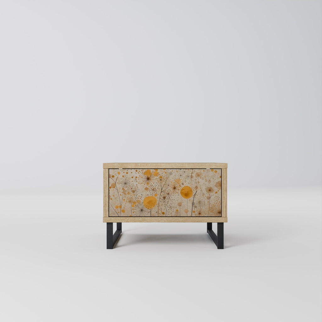 MORNING GLADE Nightstand in Oak Effect