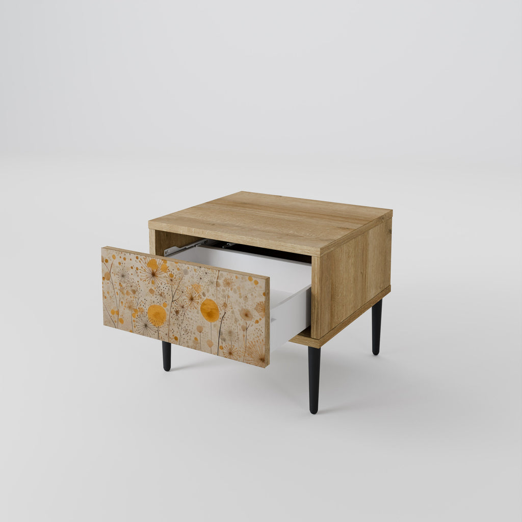 MORNING GLADE Nightstand in Oak Effect