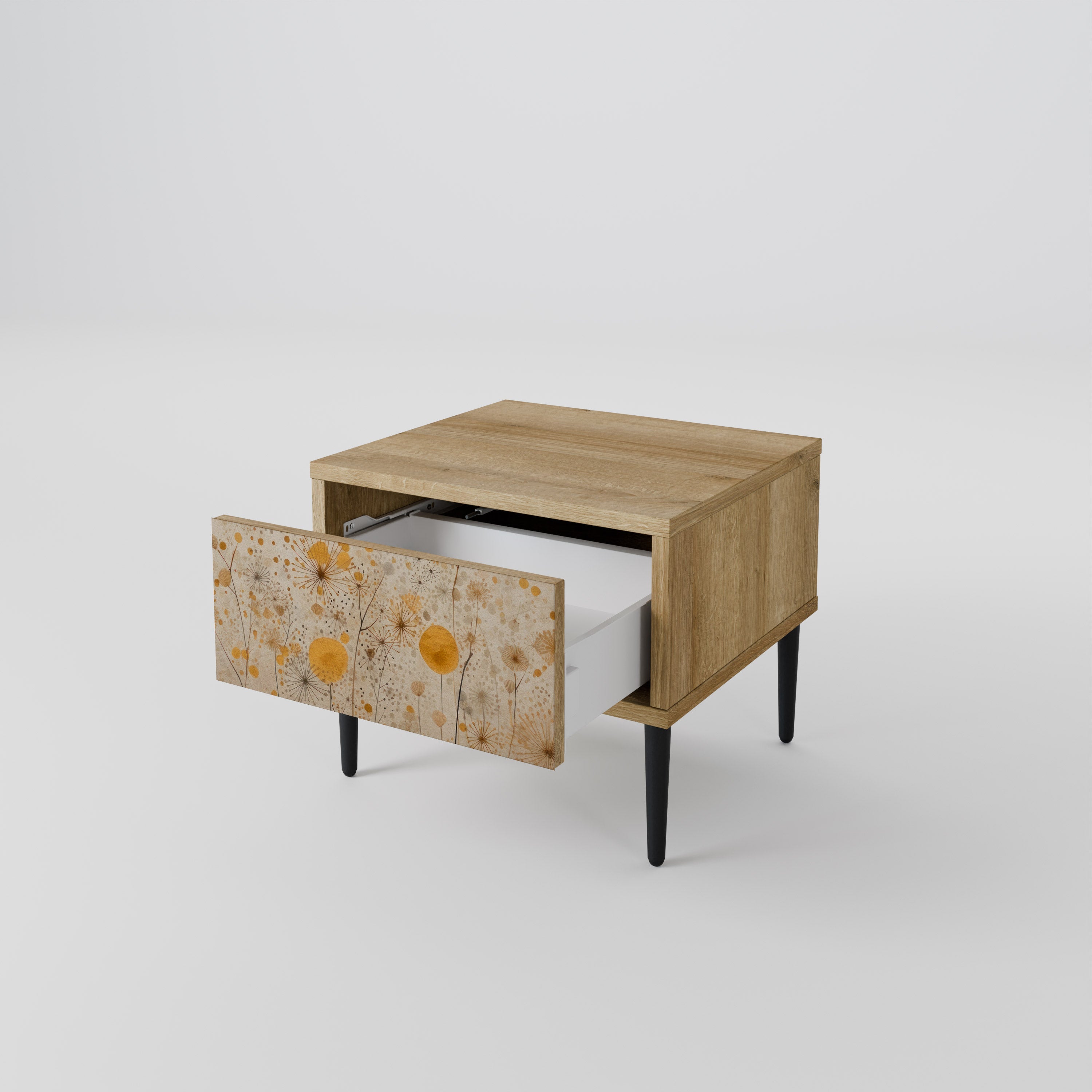 MORNING GLADE Nightstand in Oak Effect