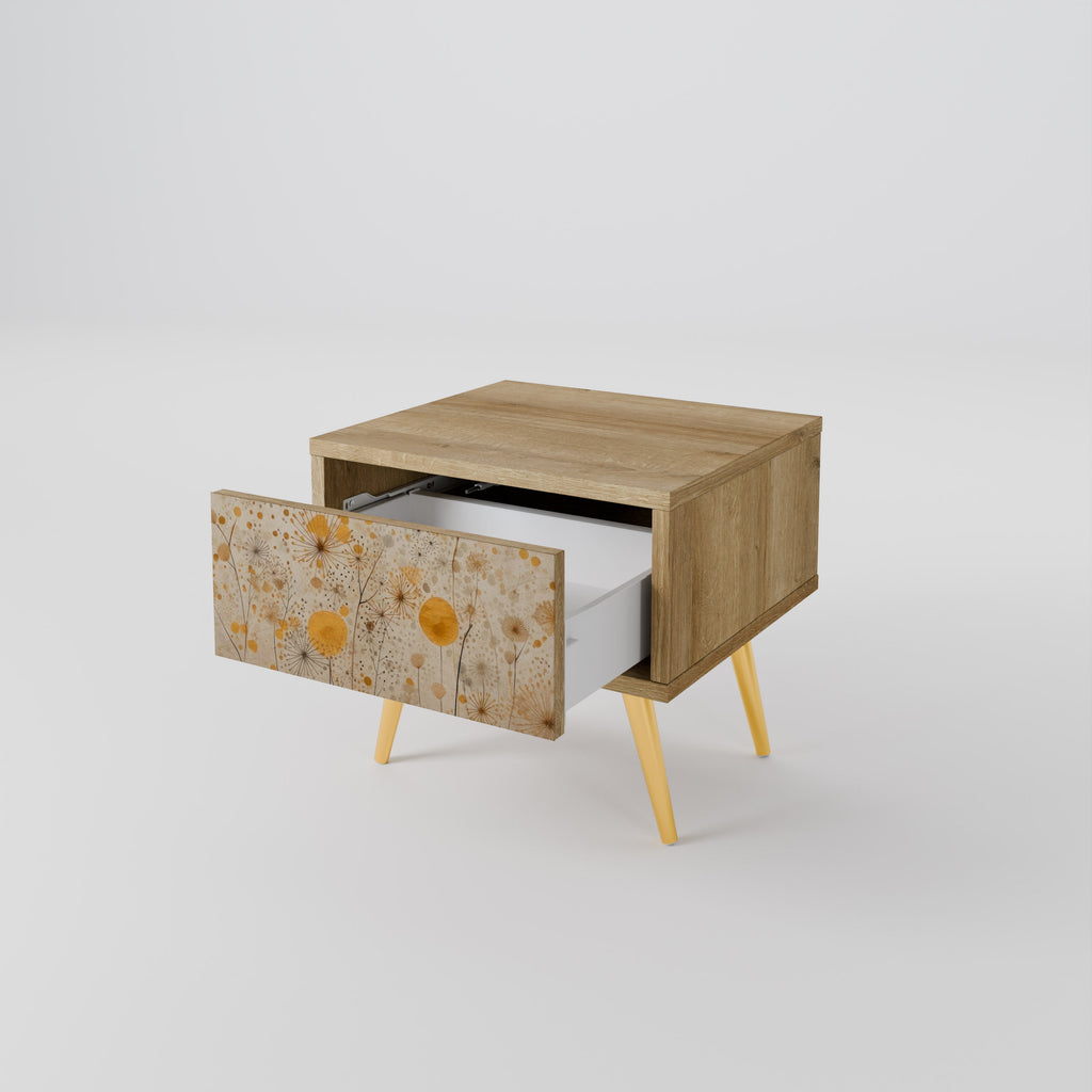 MORNING GLADE Nightstand in Oak Effect