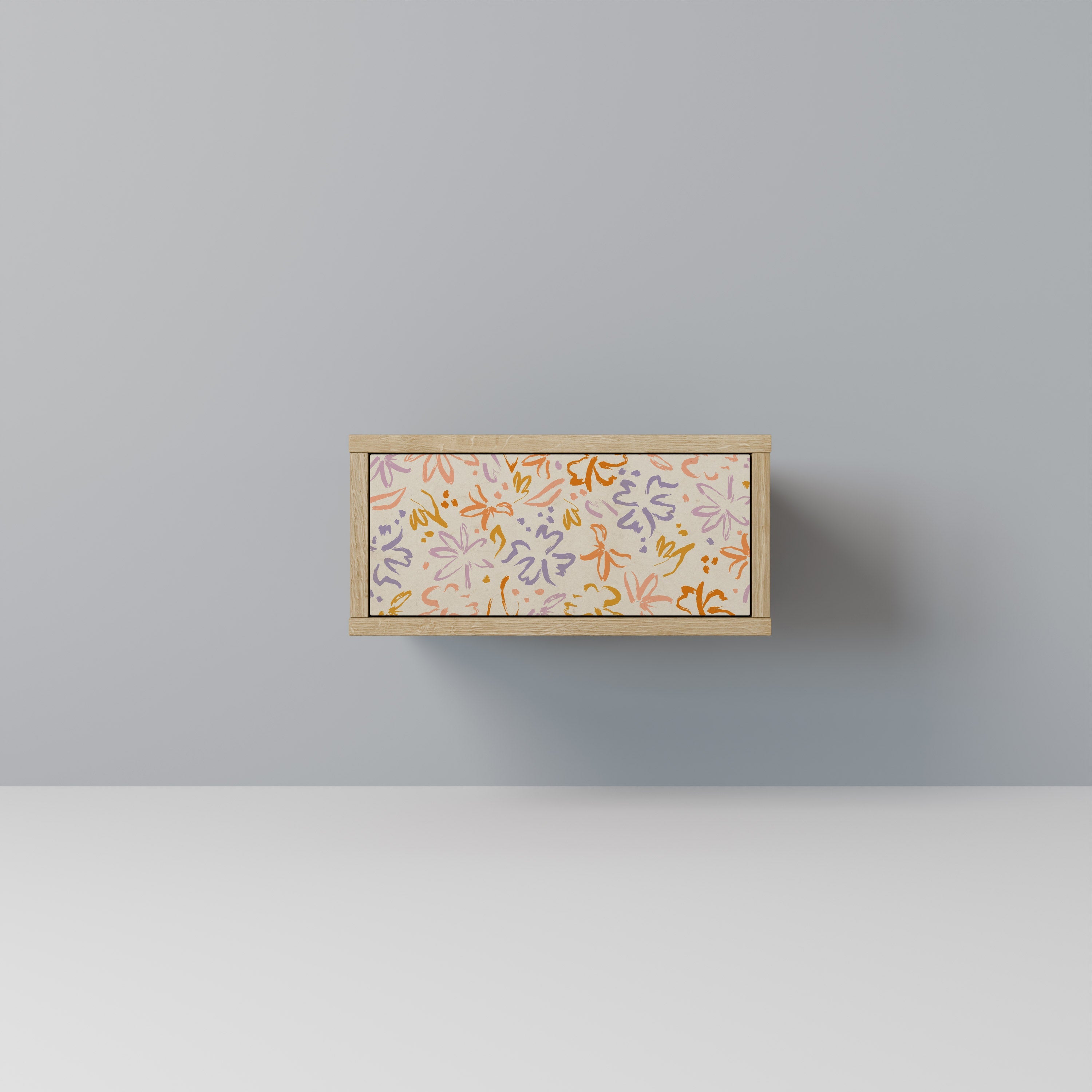 SPRING WHIMSY Nightstand in Oak Effect