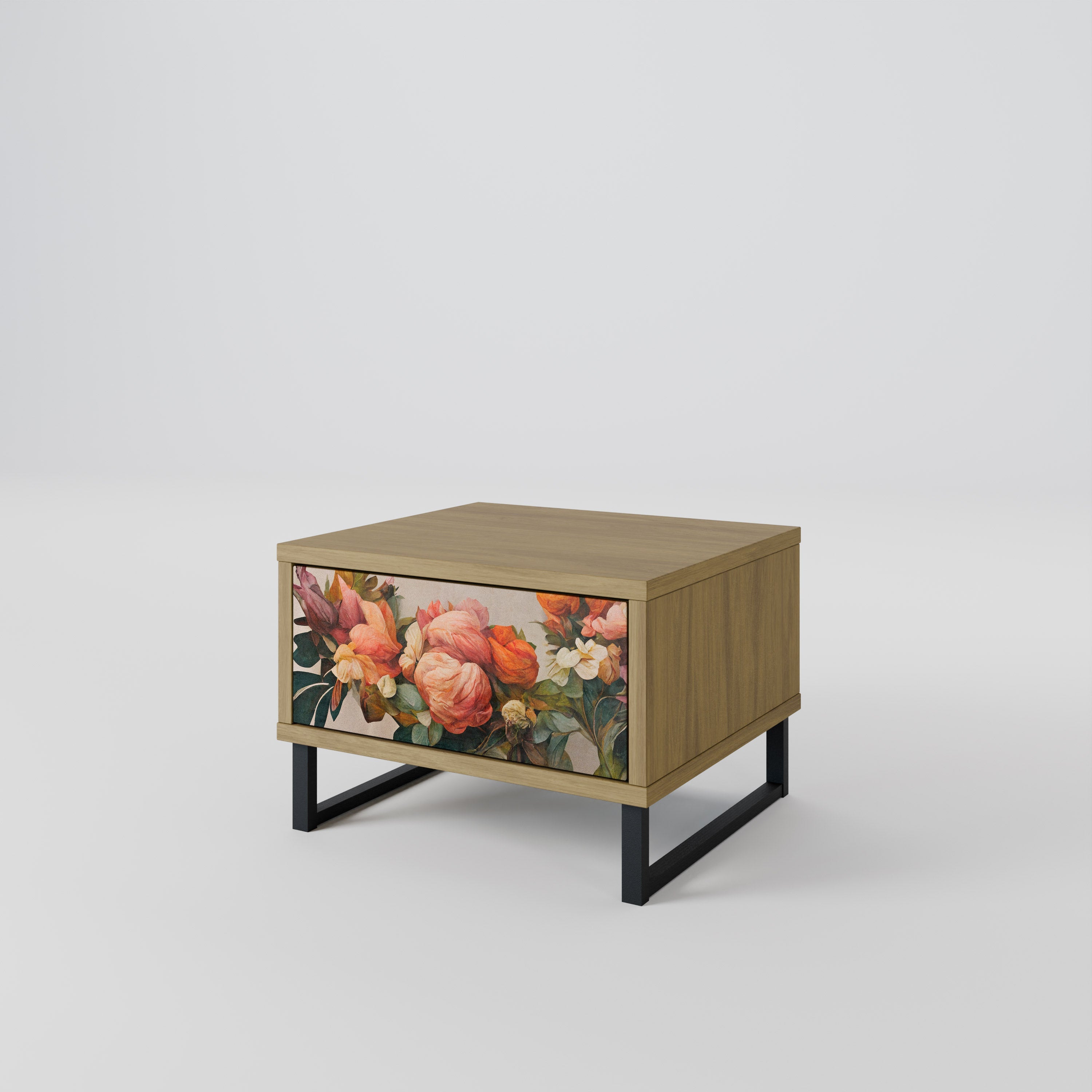 Table de chevet STYLISH BEAUTY effet chêne