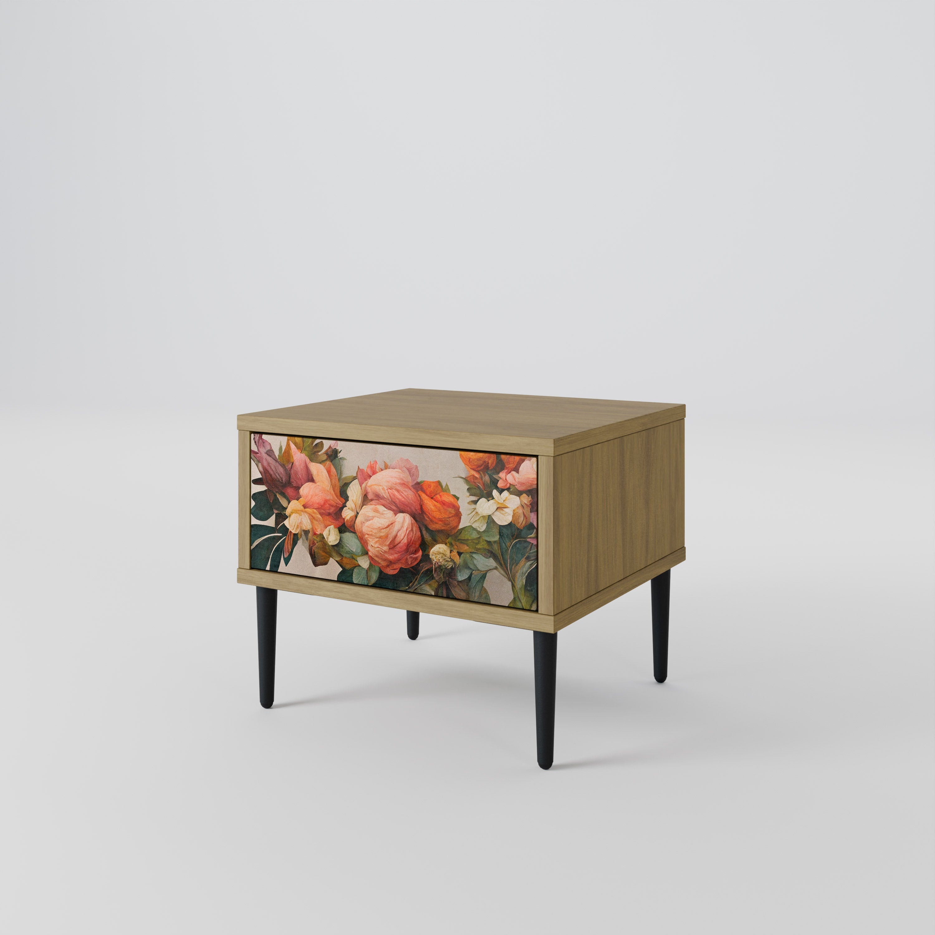 Table de chevet STYLISH BEAUTY effet chêne