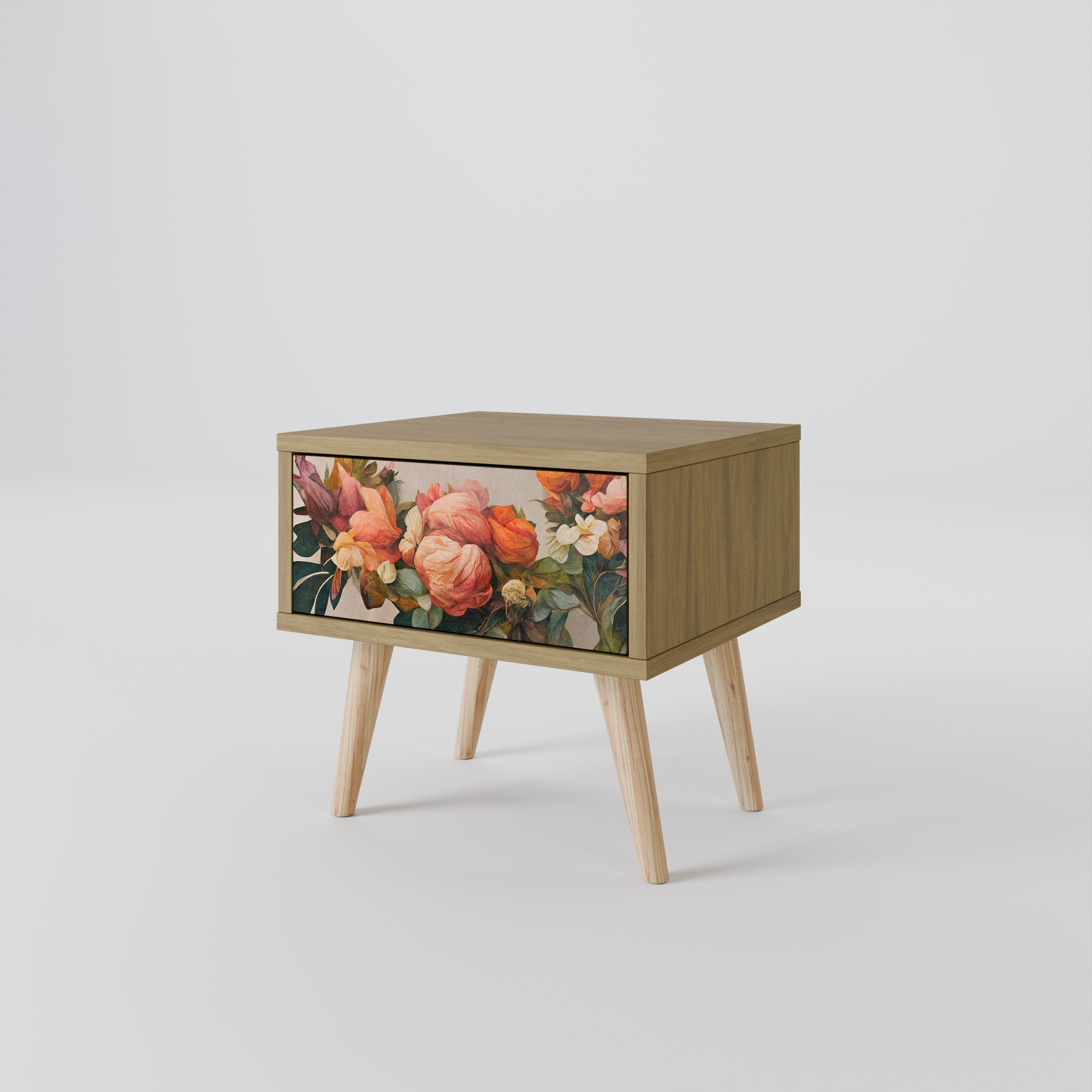 Table de chevet STYLISH BEAUTY effet chêne