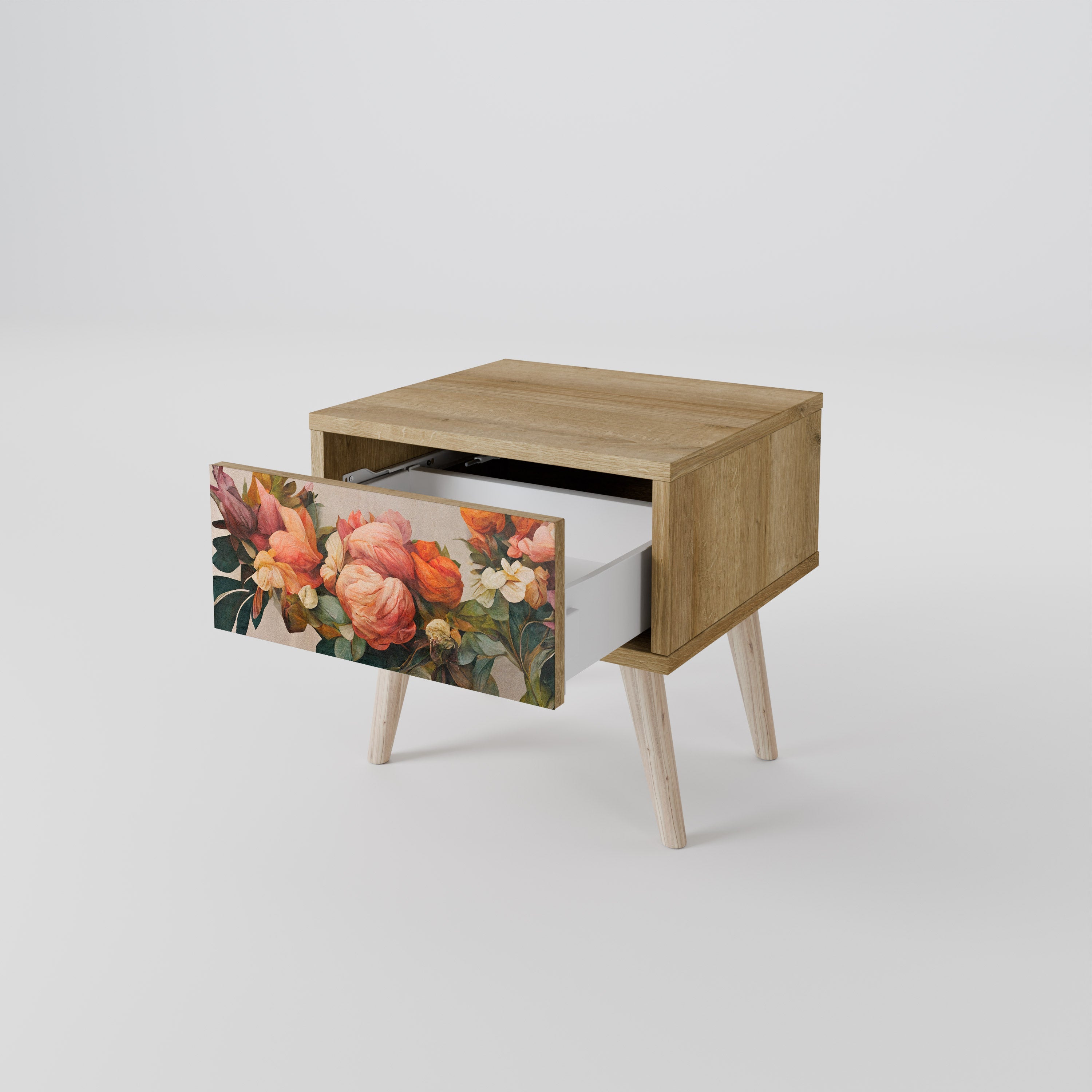 Table de chevet STYLISH BEAUTY effet chêne