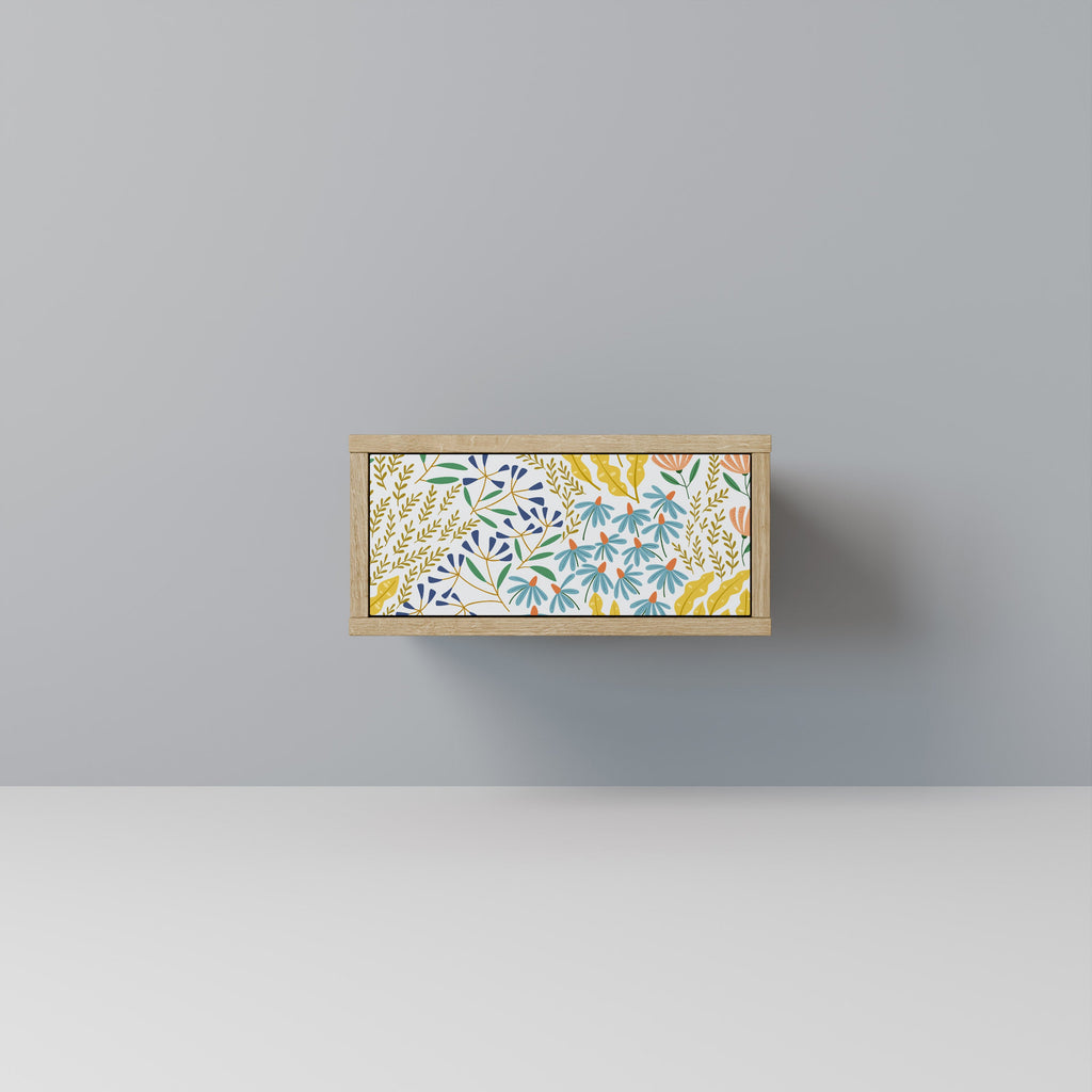 Table de chevet HELLO SPRING effet chêne