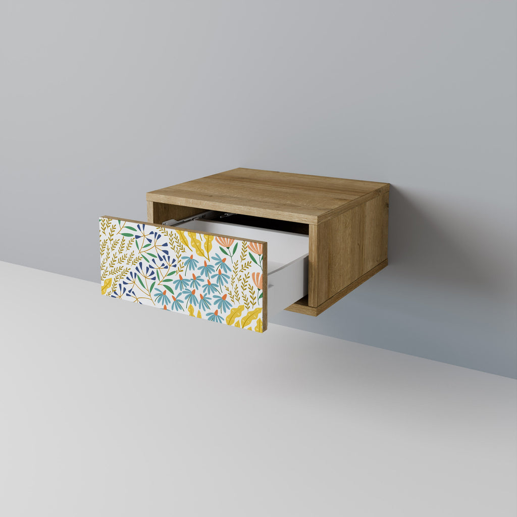 Table de chevet HELLO SPRING effet chêne