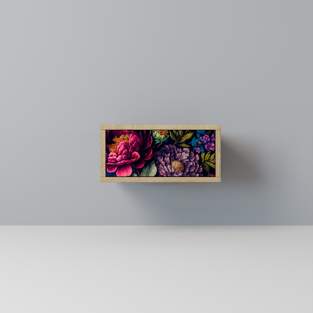 BLOOMING ELEGANCE Nightstand in Oak Effect