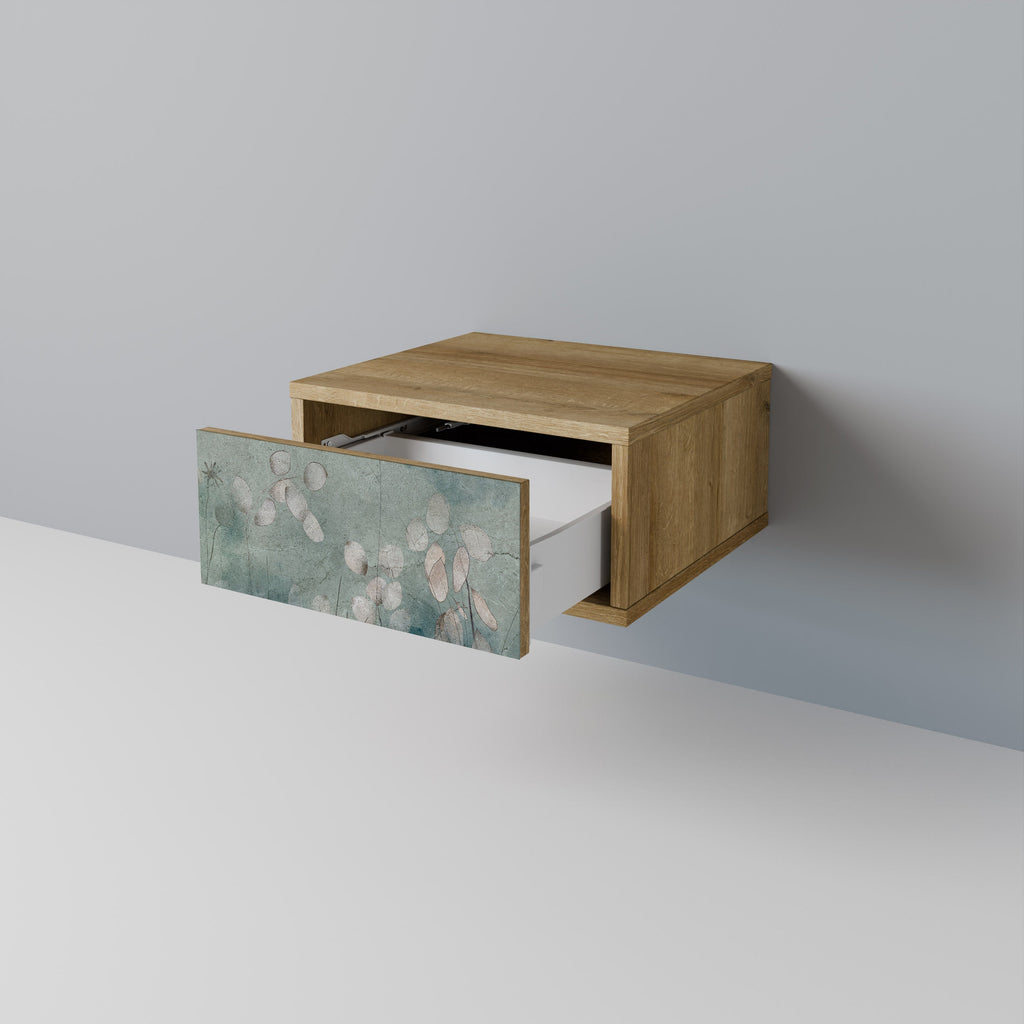 NIGHT LADY Nightstand in Oak Effect