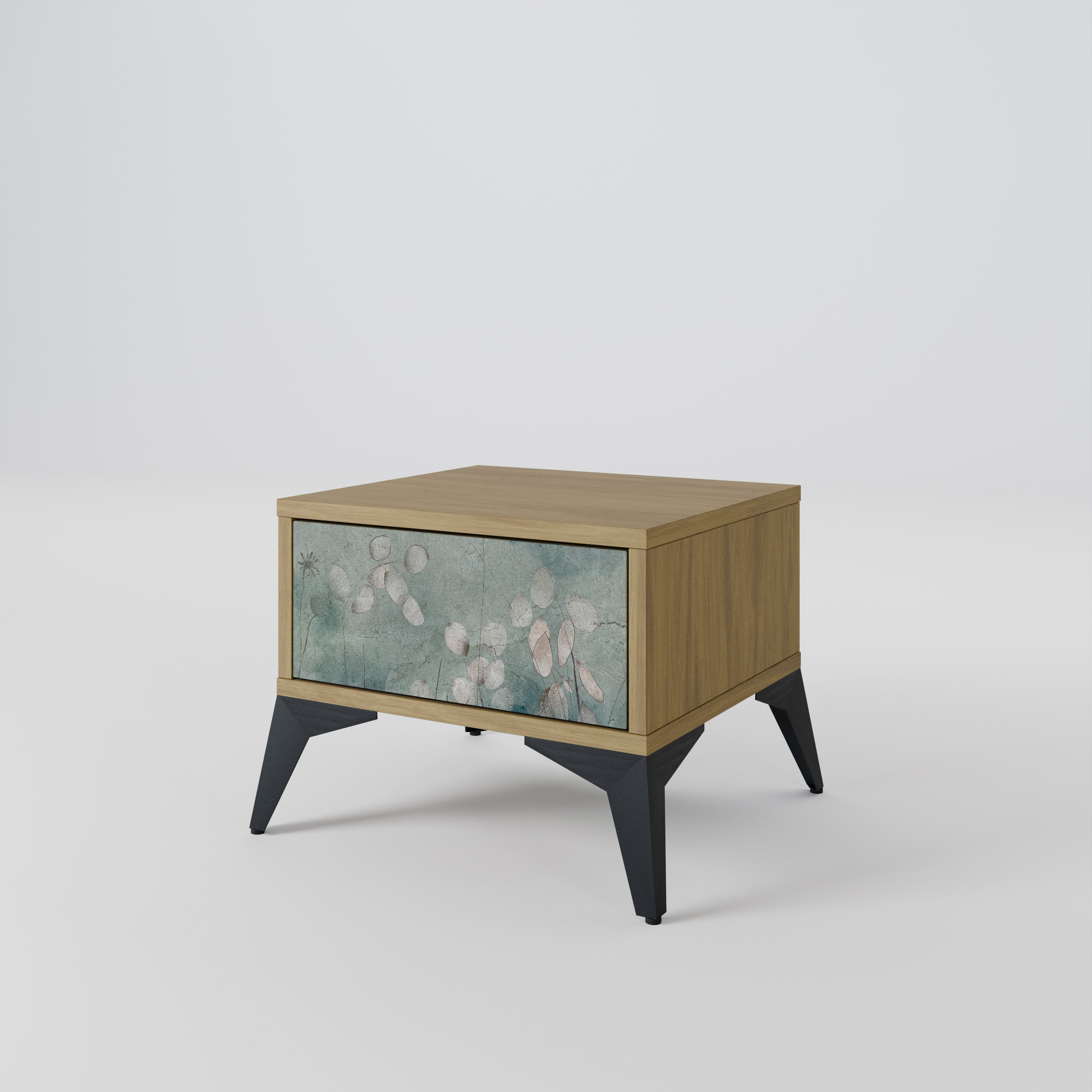 Table de chevet NIGHT LADY effet chêne