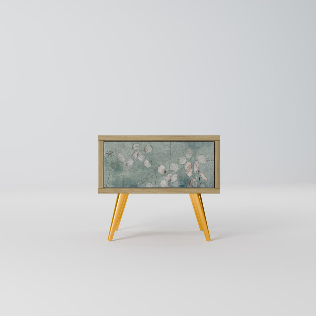 NIGHT LADY Nightstand in Oak Effect