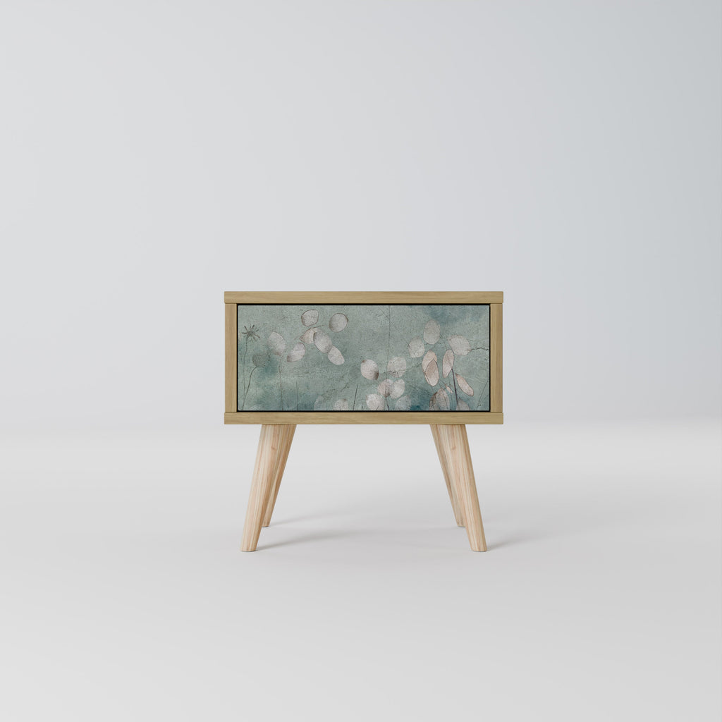 NIGHT LADY Nightstand in Oak Effect