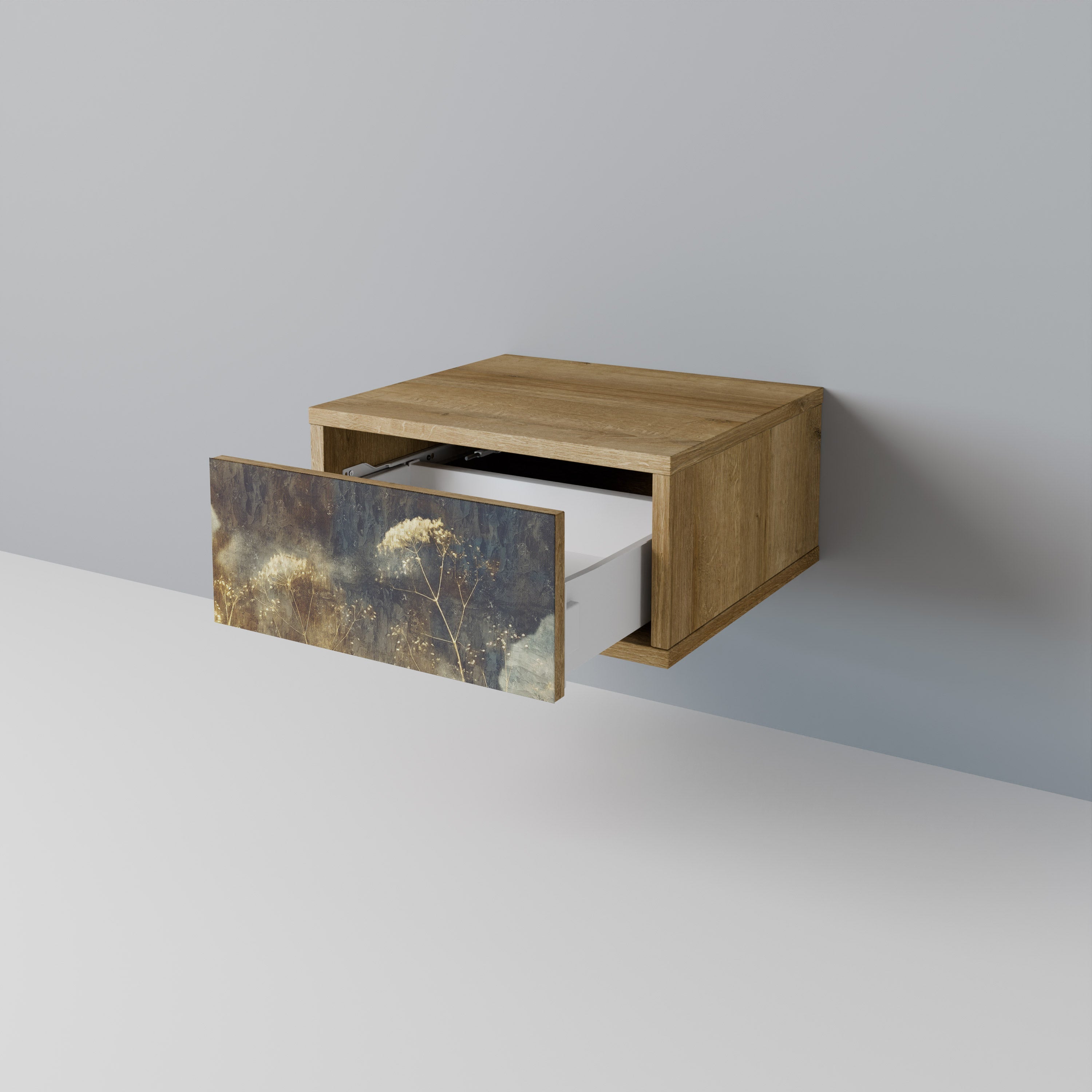 Table de chevet GENTLE POWER effet chêne