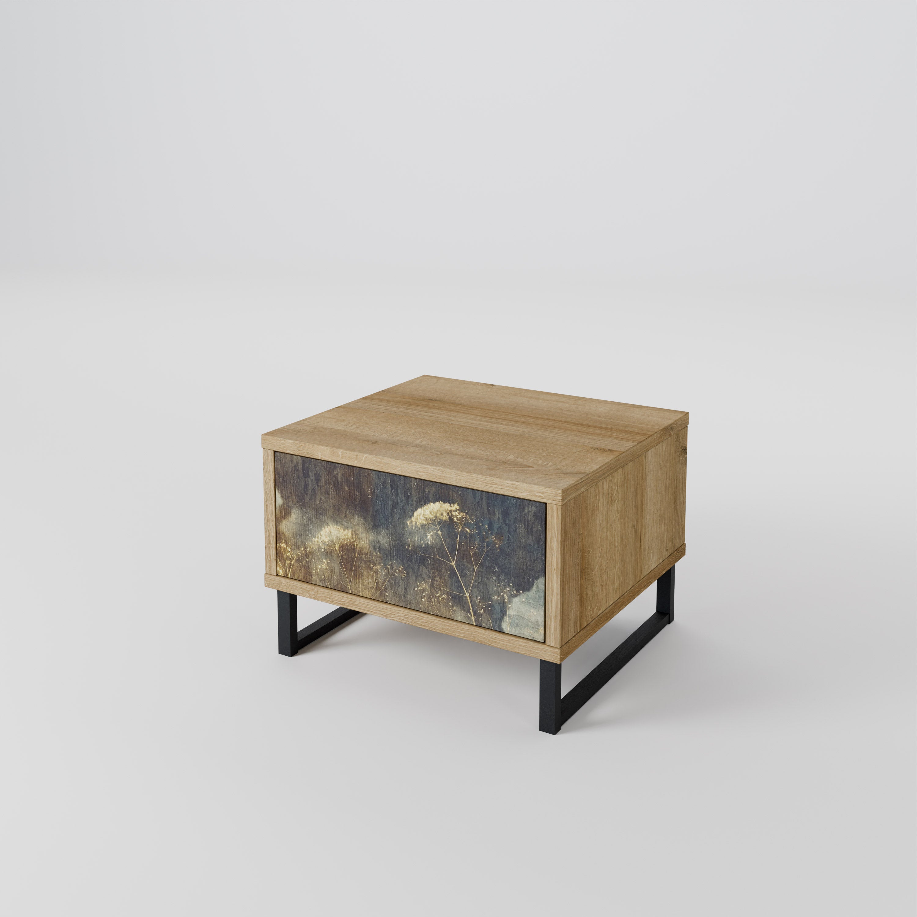 Table de chevet GENTLE POWER effet chêne