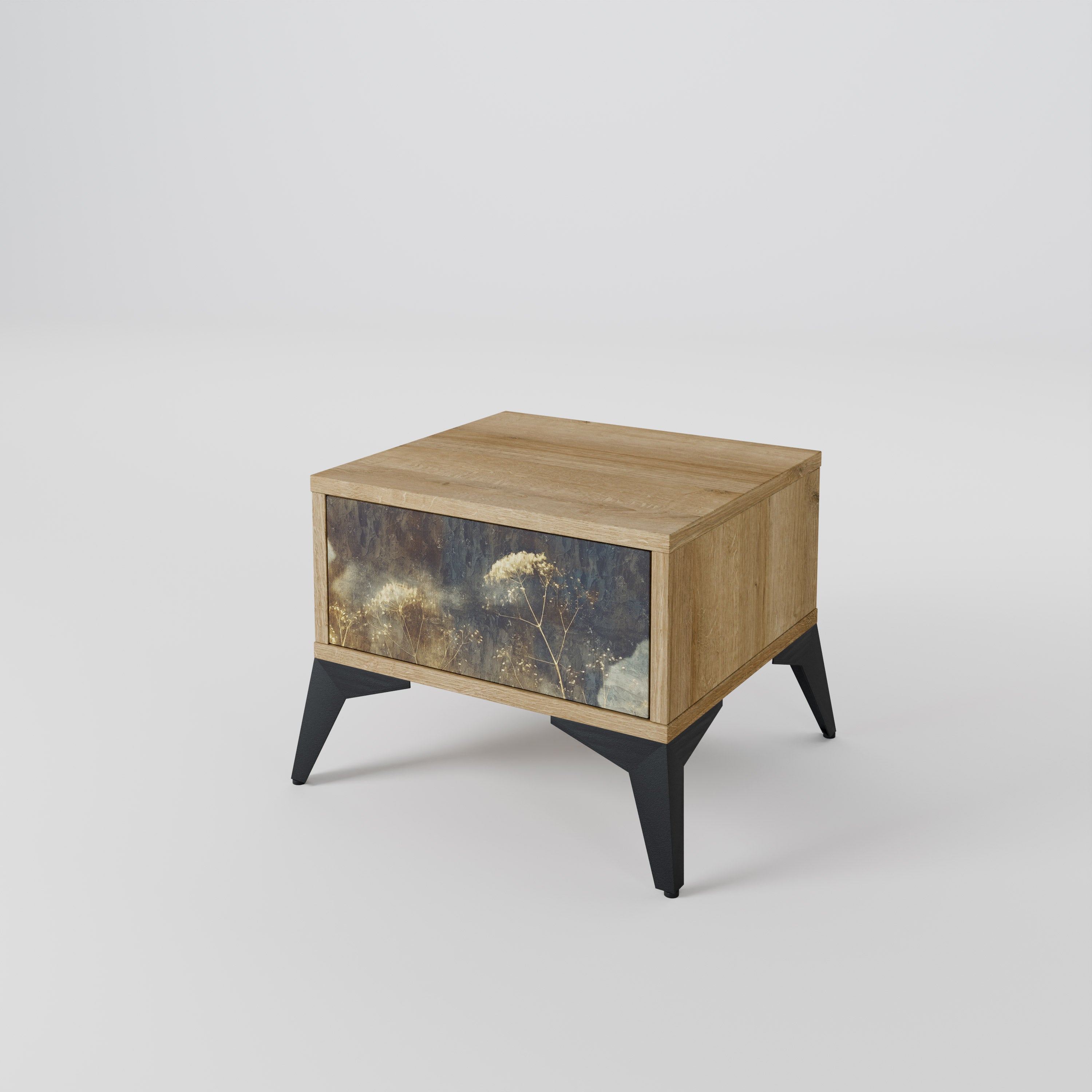 Table de chevet GENTLE POWER effet chêne