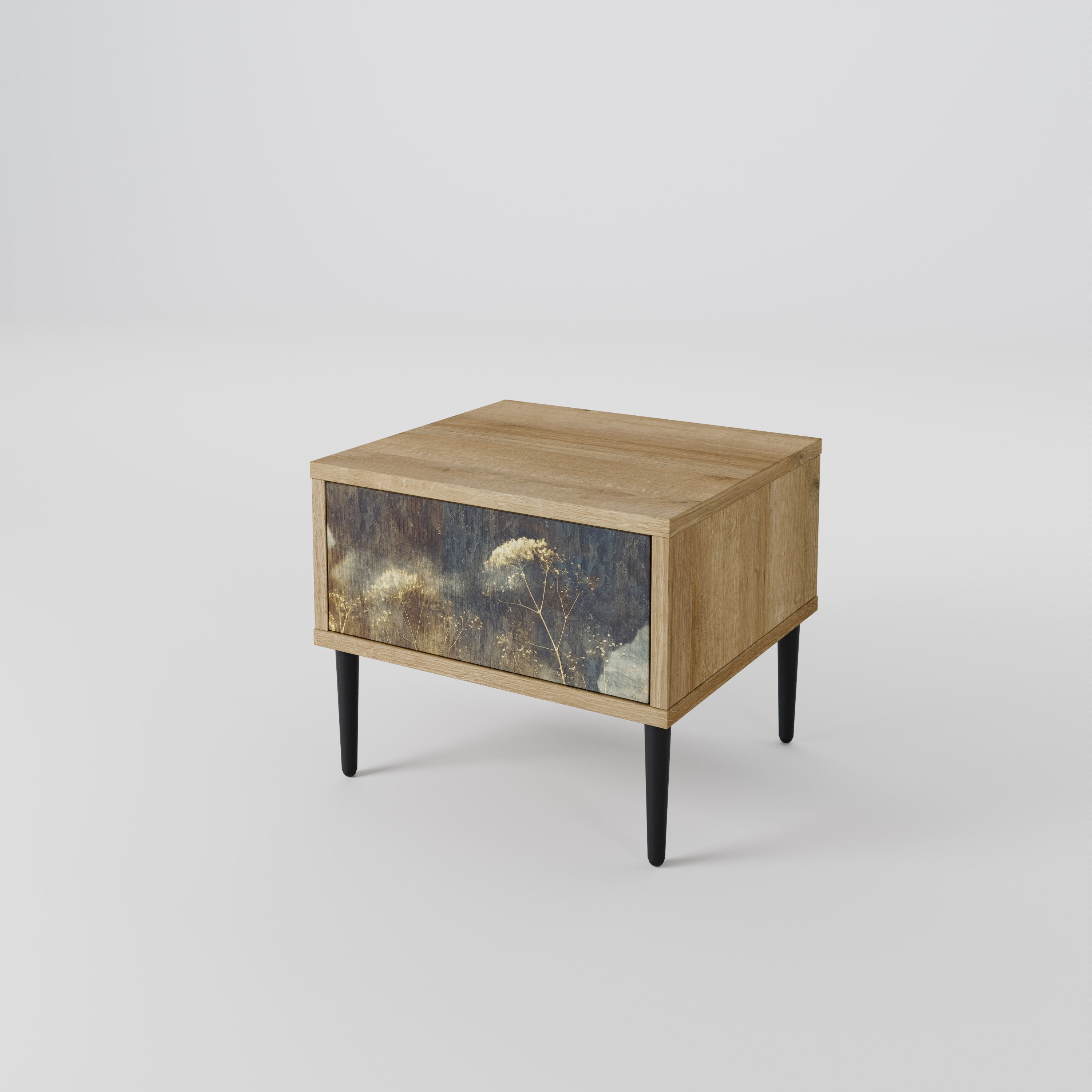 Table de chevet GENTLE POWER effet chêne