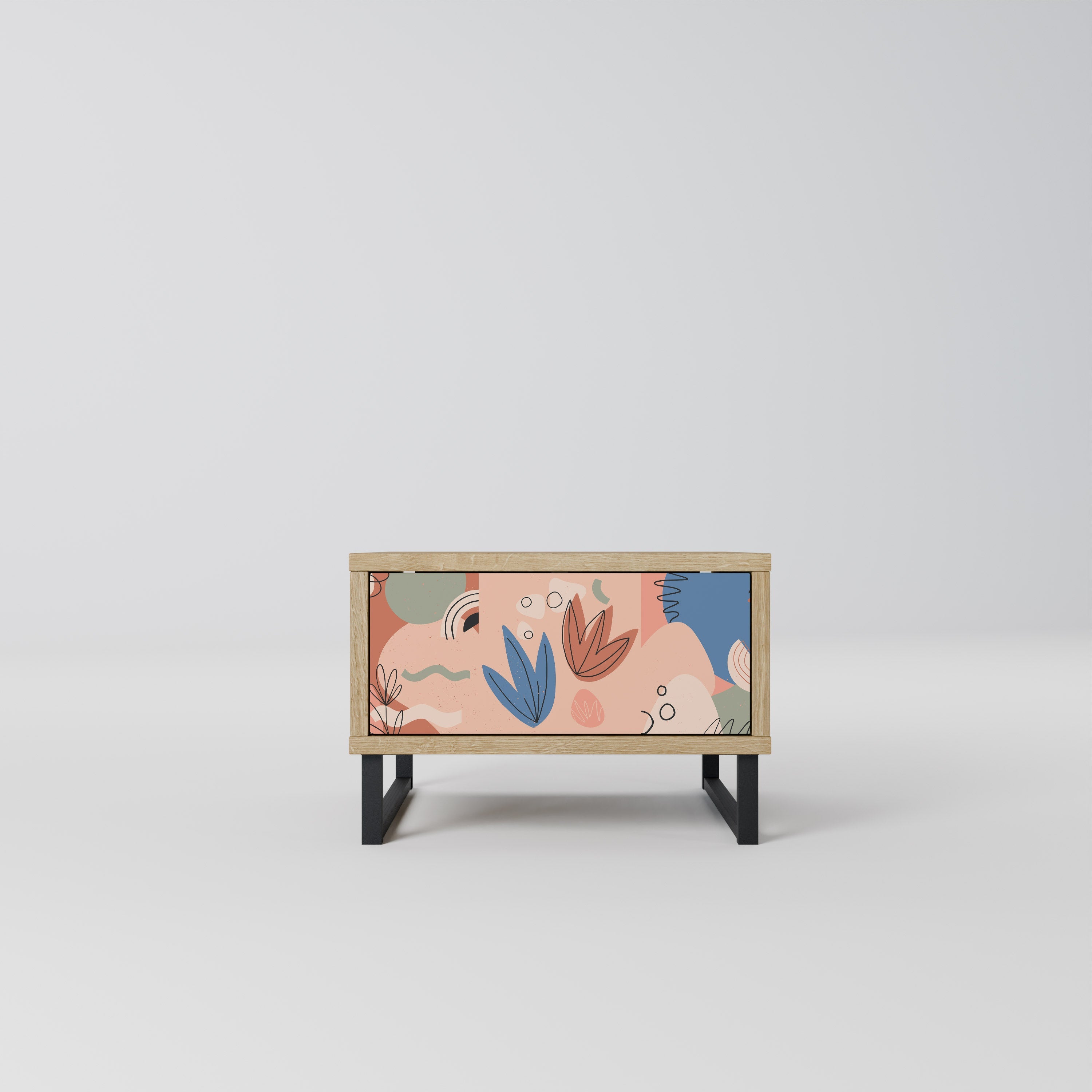 Table de chevet PASTEL DESTINY effet chêne