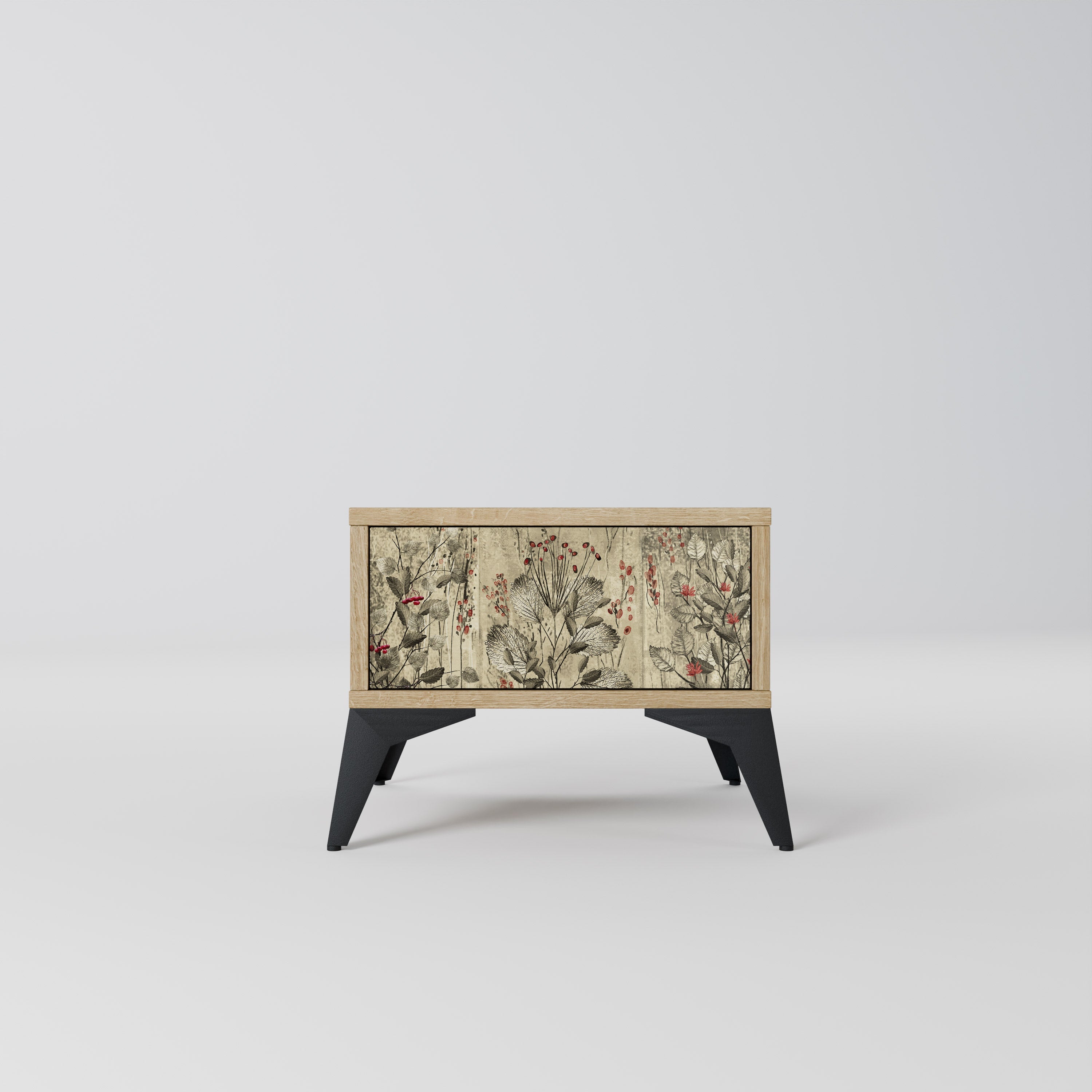 Table de chevet HERBAL GRACE effet chêne