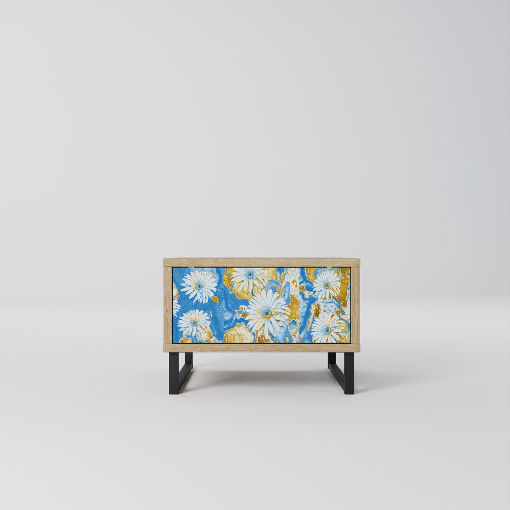 DAISY LUXE Nightstand in Oak Effect