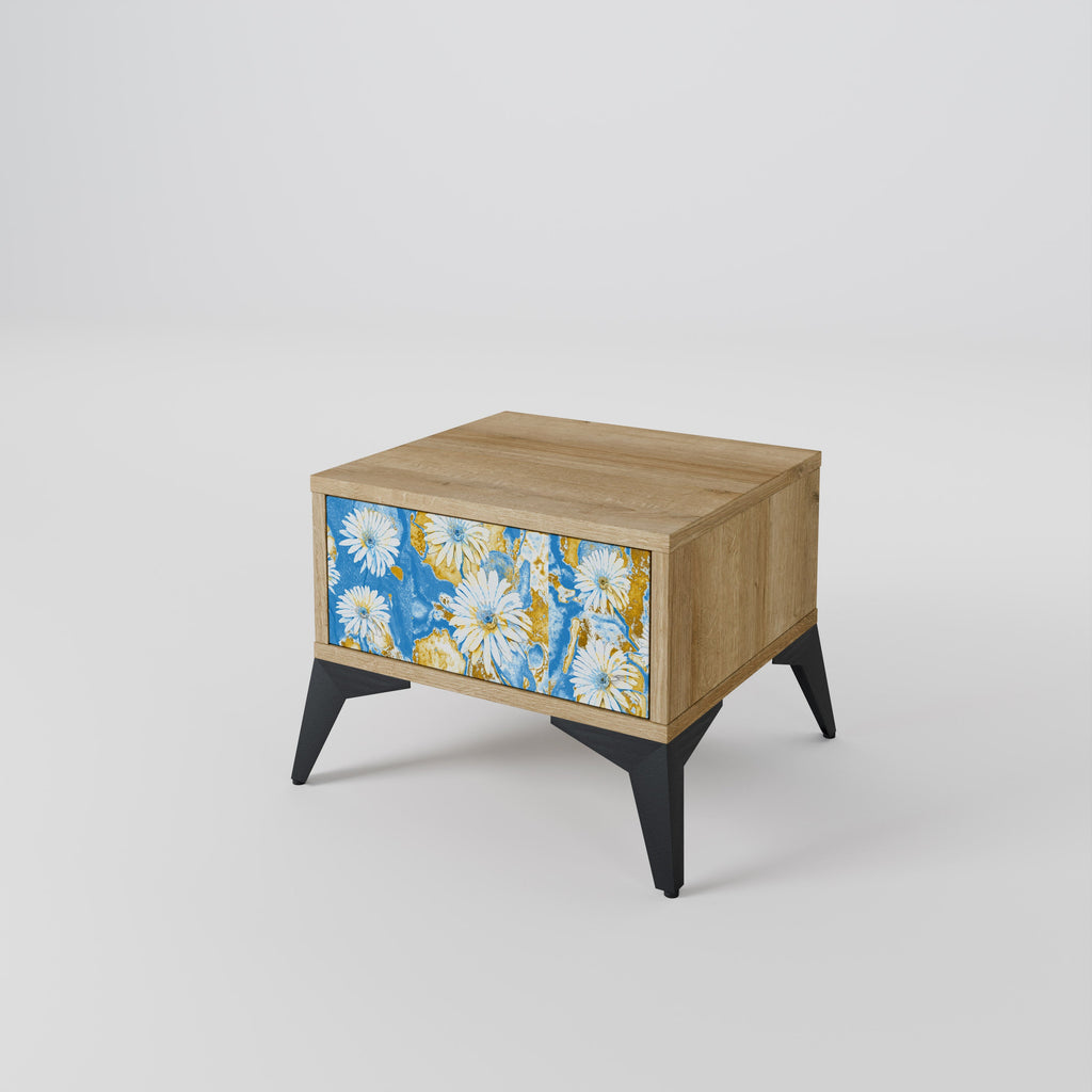 DAISY LUXE Nightstand in Oak Effect