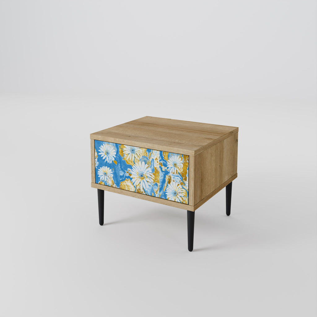 DAISY LUXE Nightstand in Oak Effect