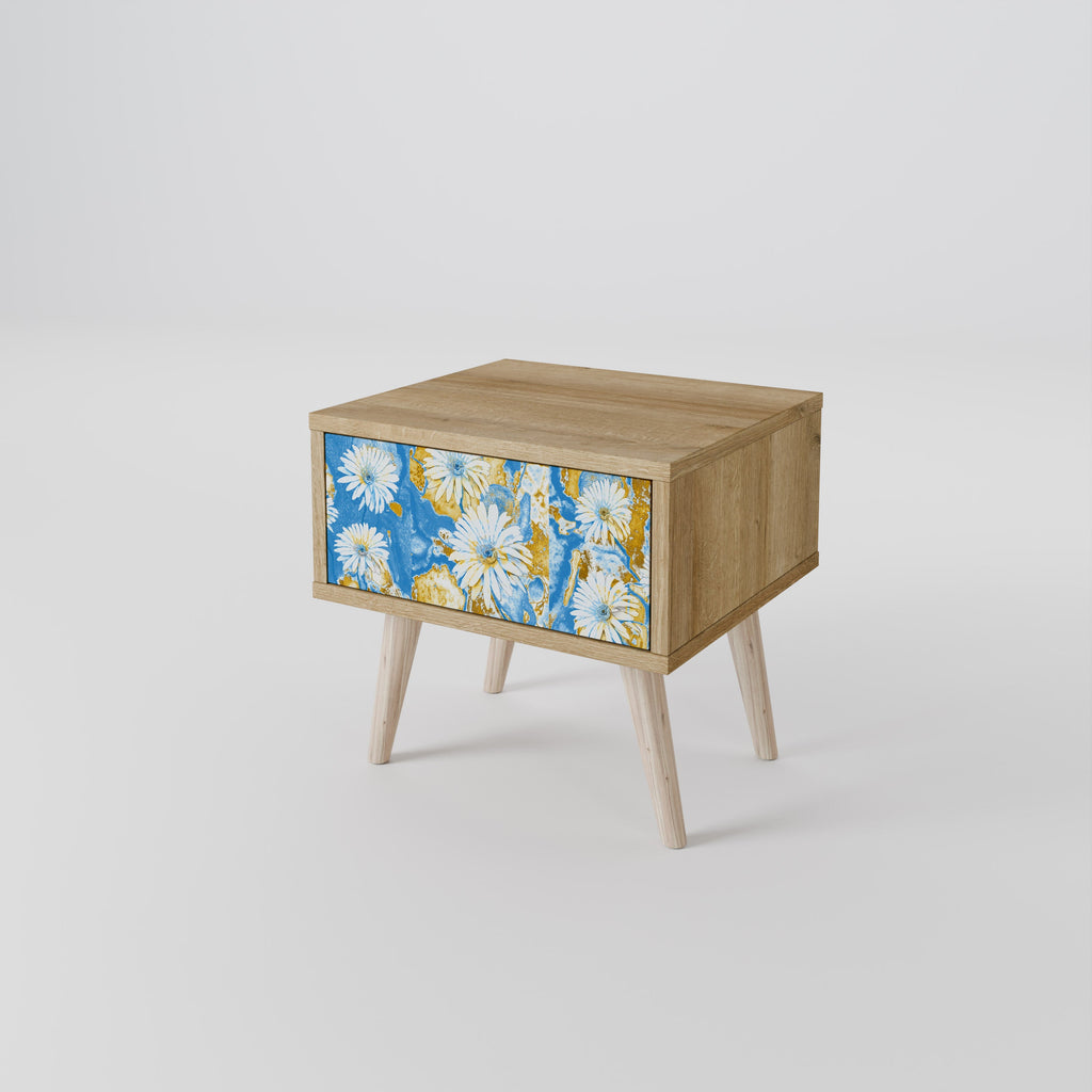 DAISY LUXE Nightstand in Oak Effect