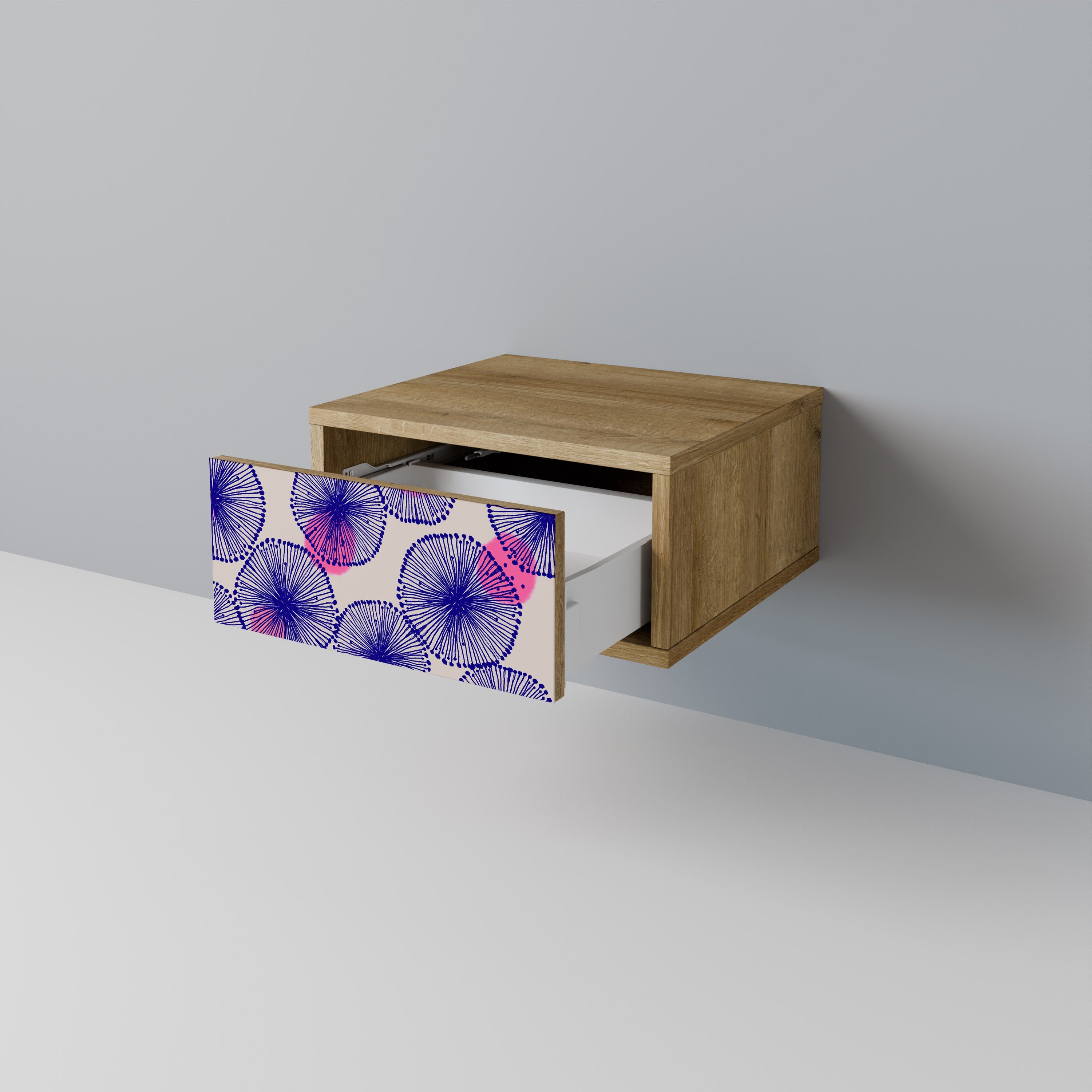 Table de chevet MAGIC NATURE effet chêne