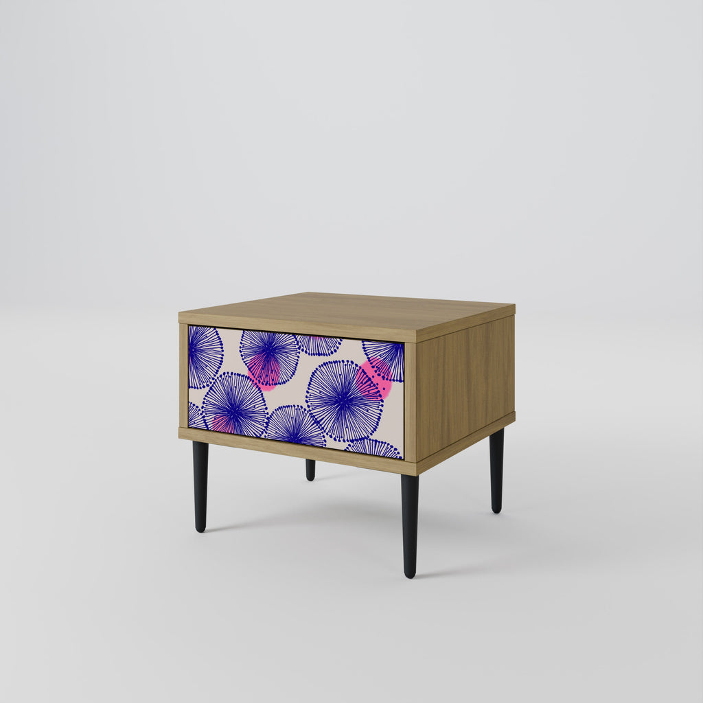 MAGIC NATURE Nightstand in Oak Effect