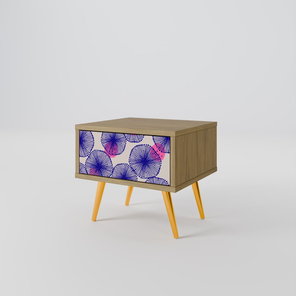 MAGIC NATURE Nightstand in Oak Effect