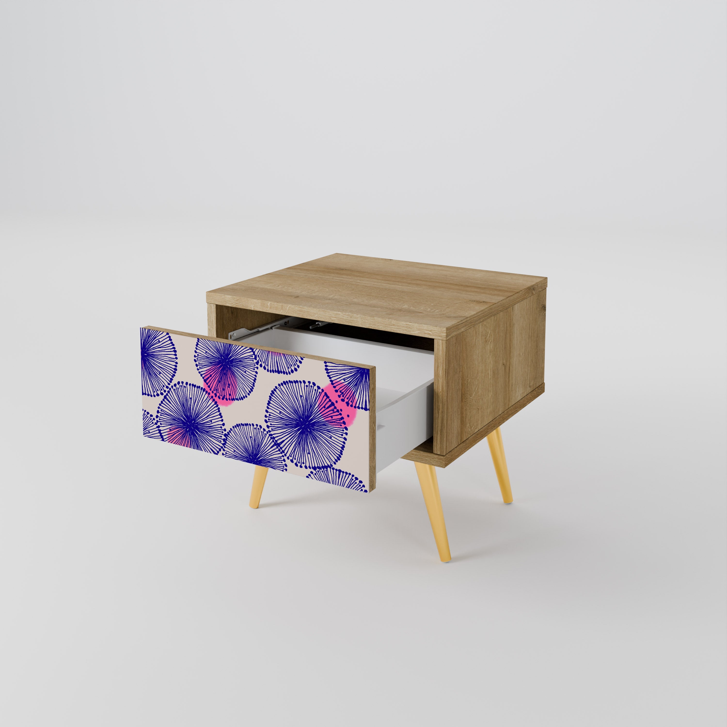 Table de chevet MAGIC NATURE effet chêne